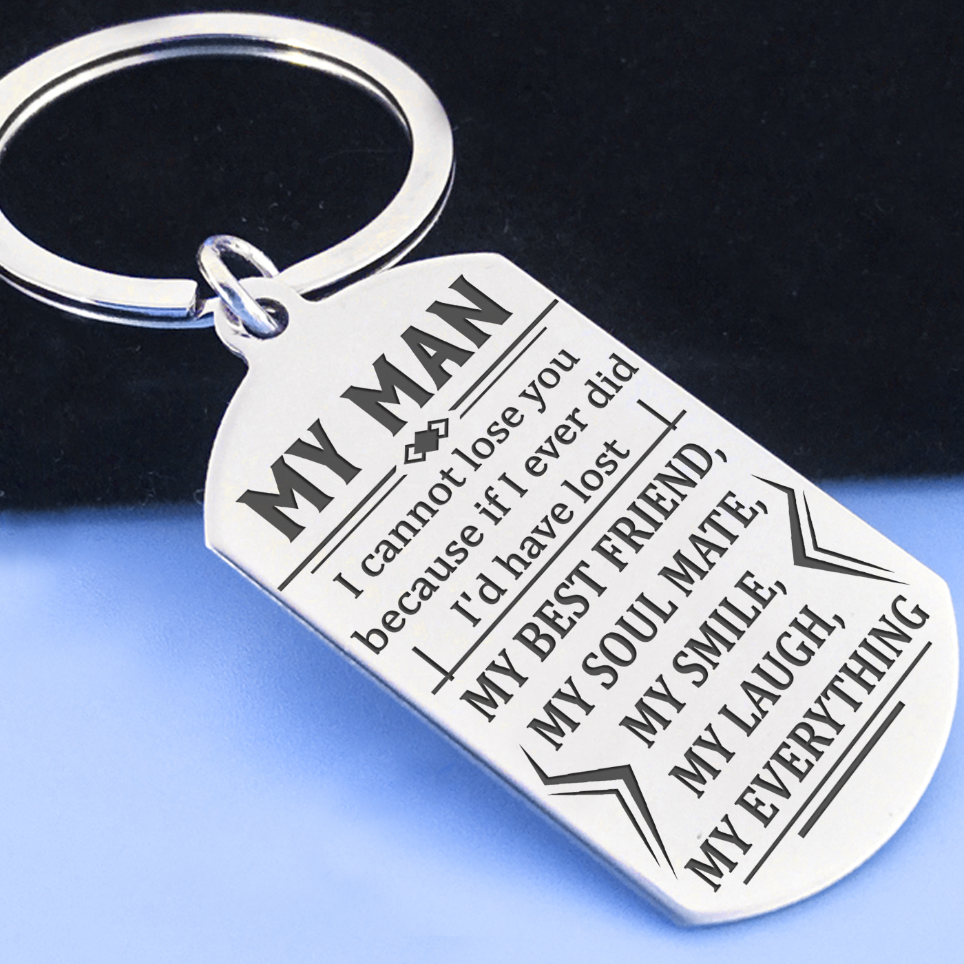 MY MAN - CANNOT LOSE YOU - KEY CHAIN 1-A Loves Gift