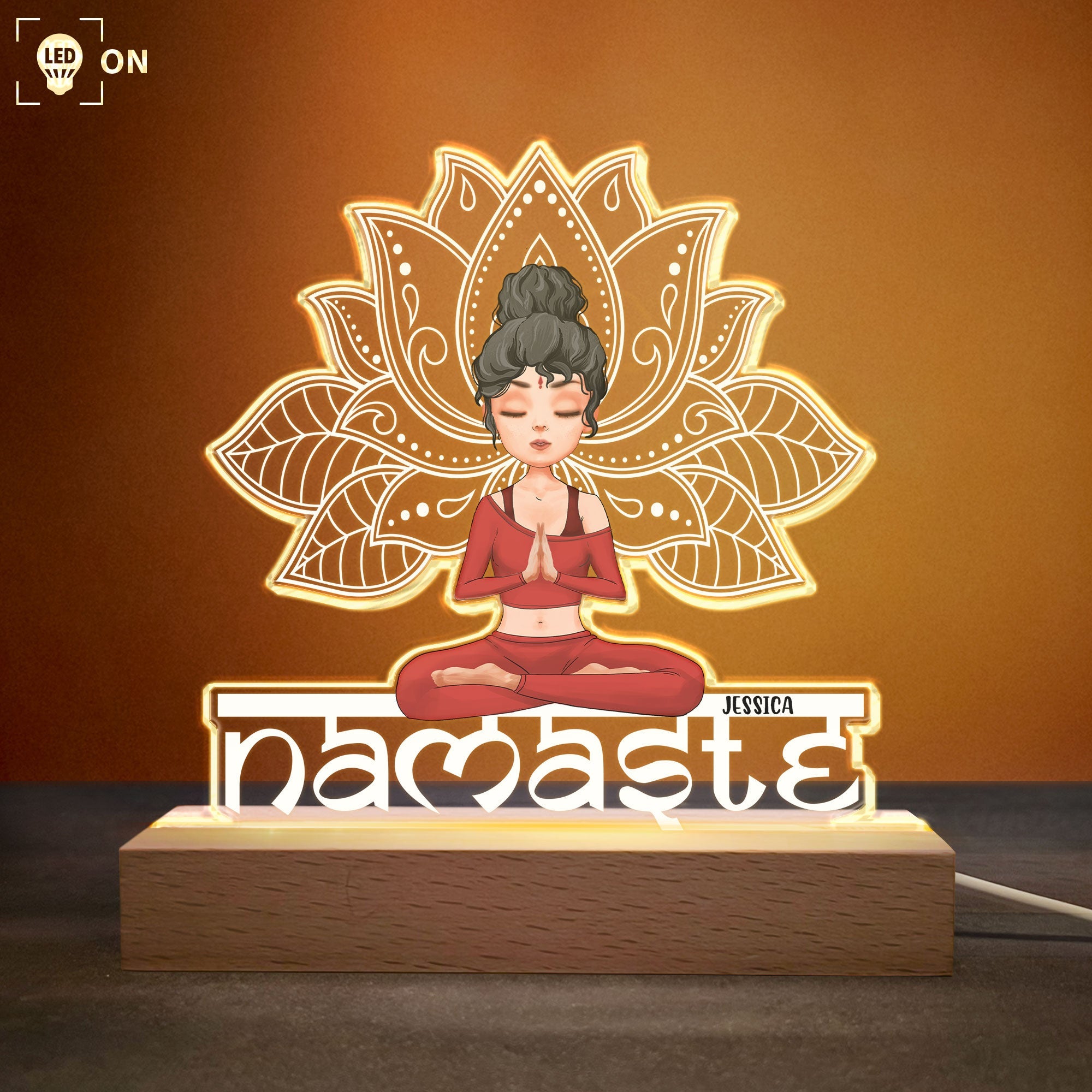 Namaste 2 - Personalized LED Light