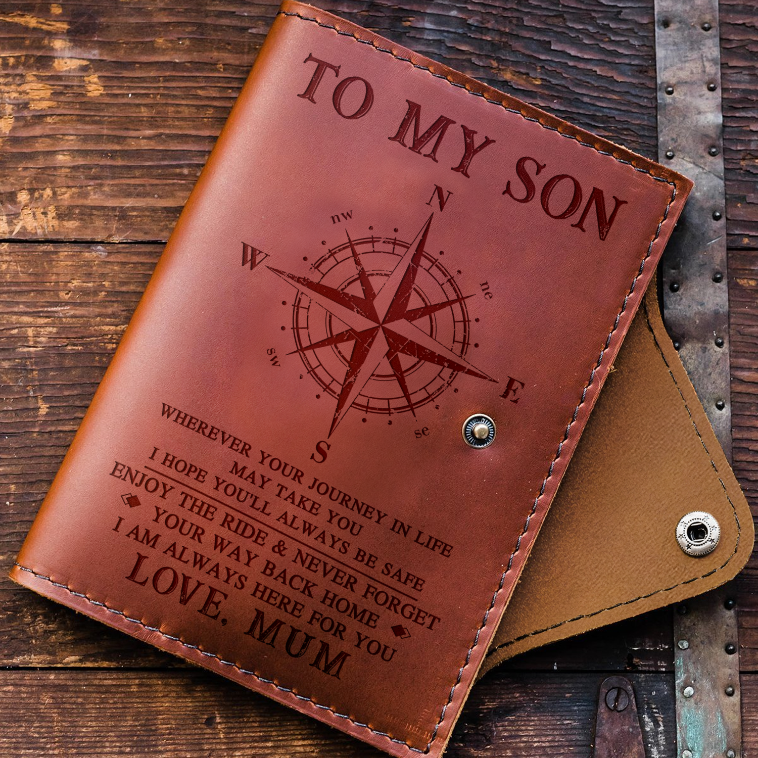 SON MUM - ALWAYS BE SAFE - JOURNAL COVER-A Loves Gift