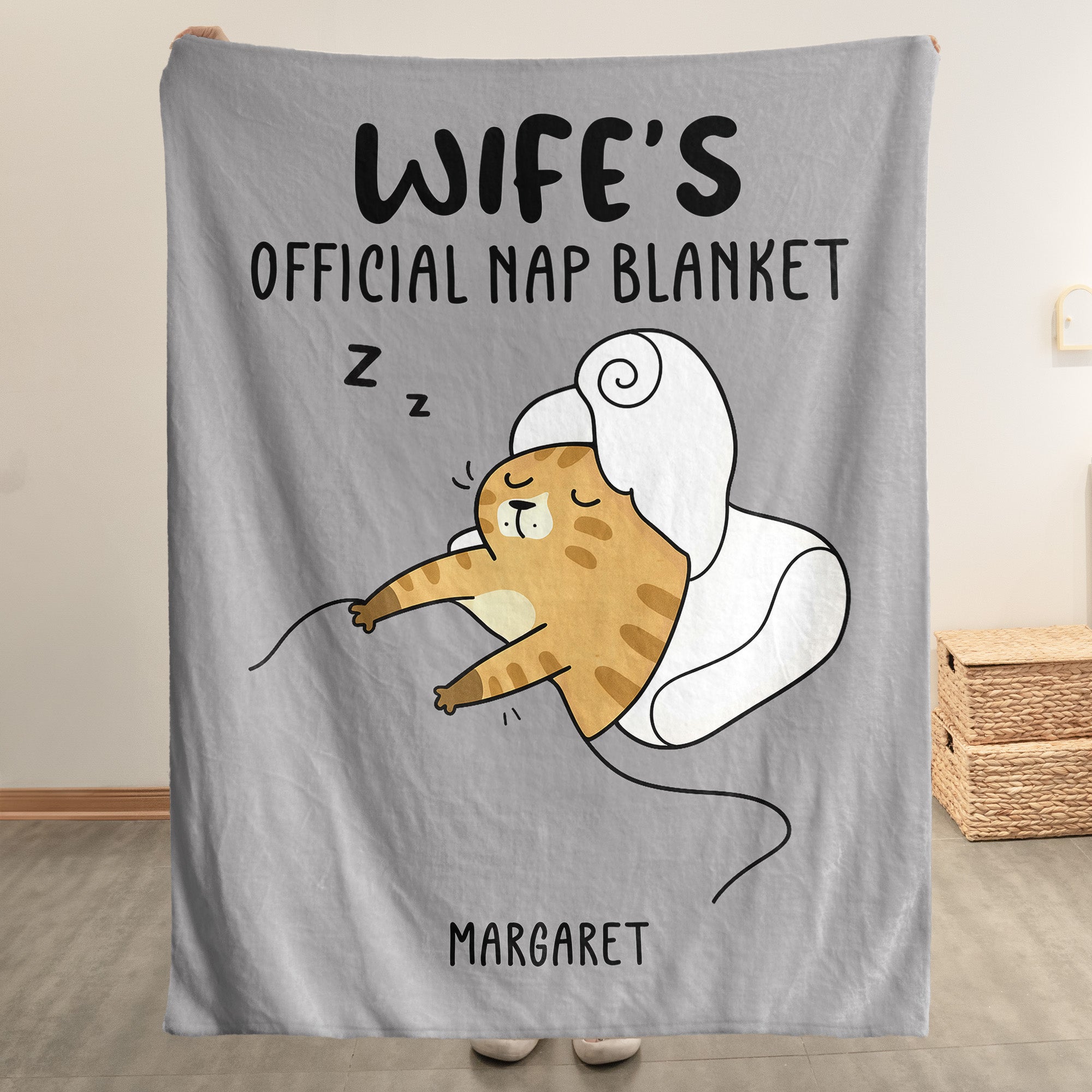 Official Nap Blanket Funny Gift For Wife Gift For Her - Personalized Blanket