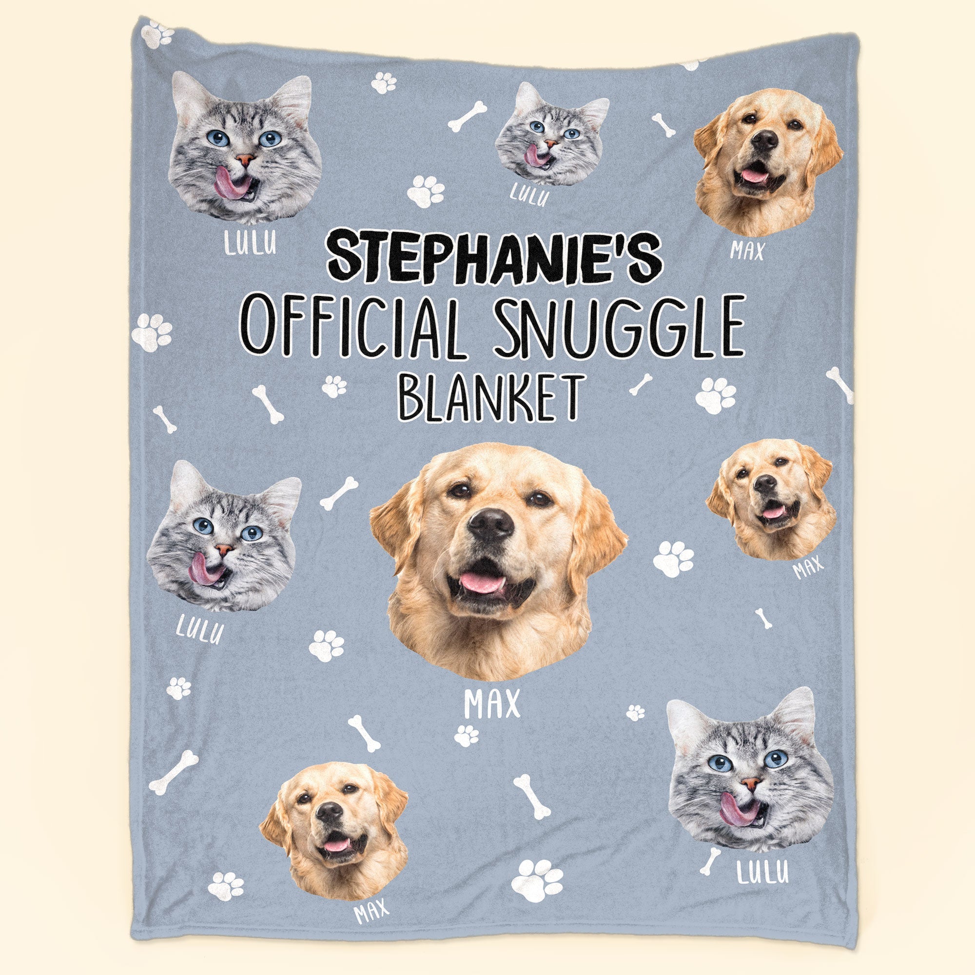 Official Snuggle Blanket - Personalized Pet Photo Blanket