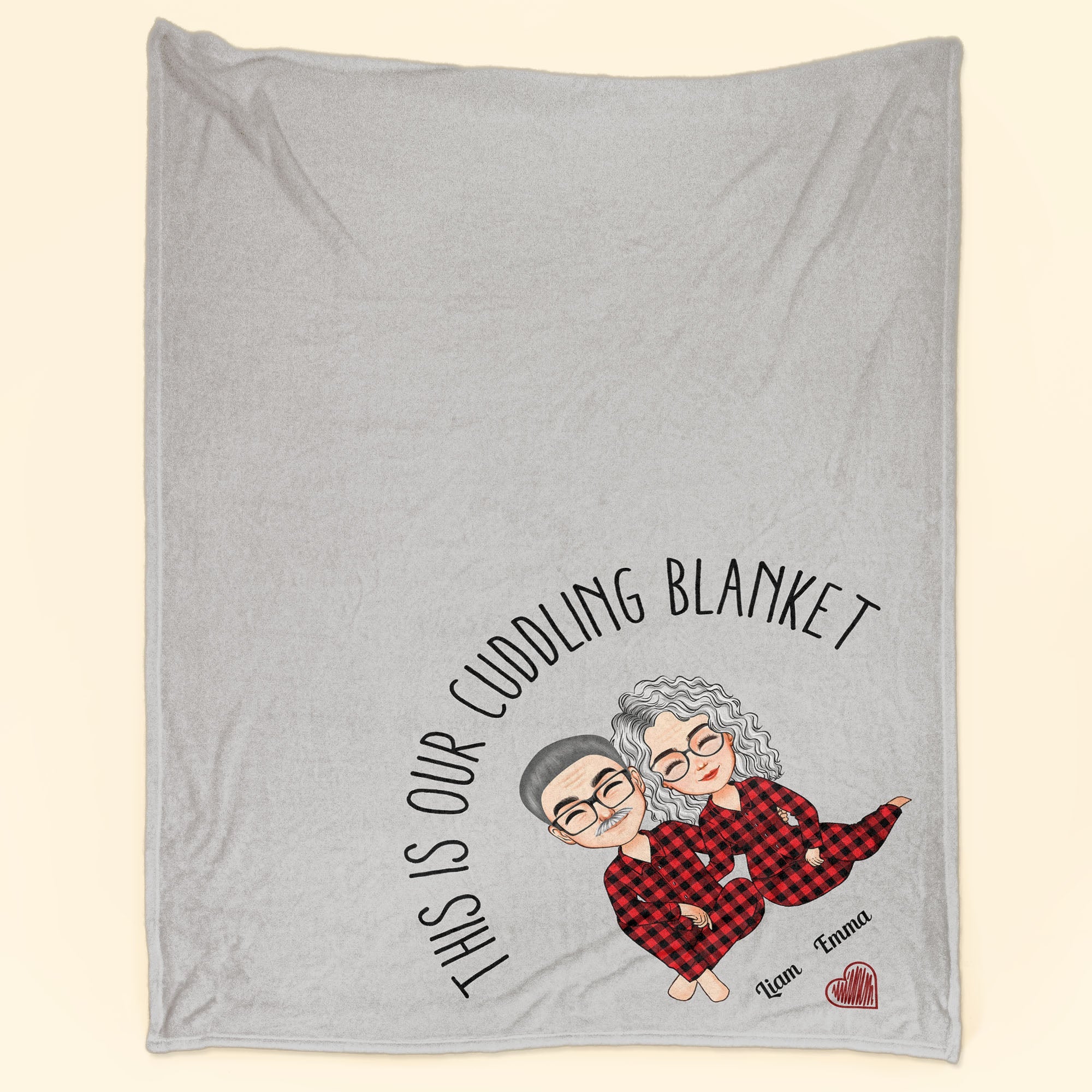 Our Cuddling Blanket - Personalized Couple Blanket