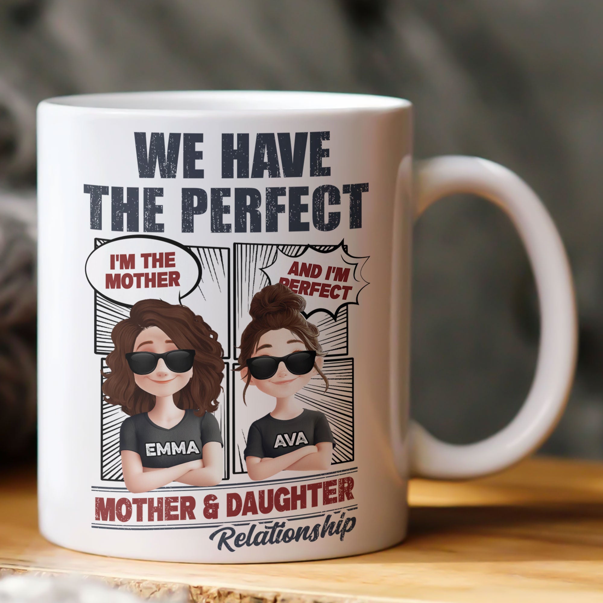 Perfect Mom And Daughter - Personalized Mug