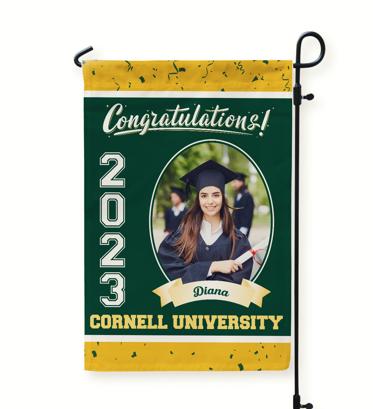 Graduation Celebration - Personalized Photo Flag