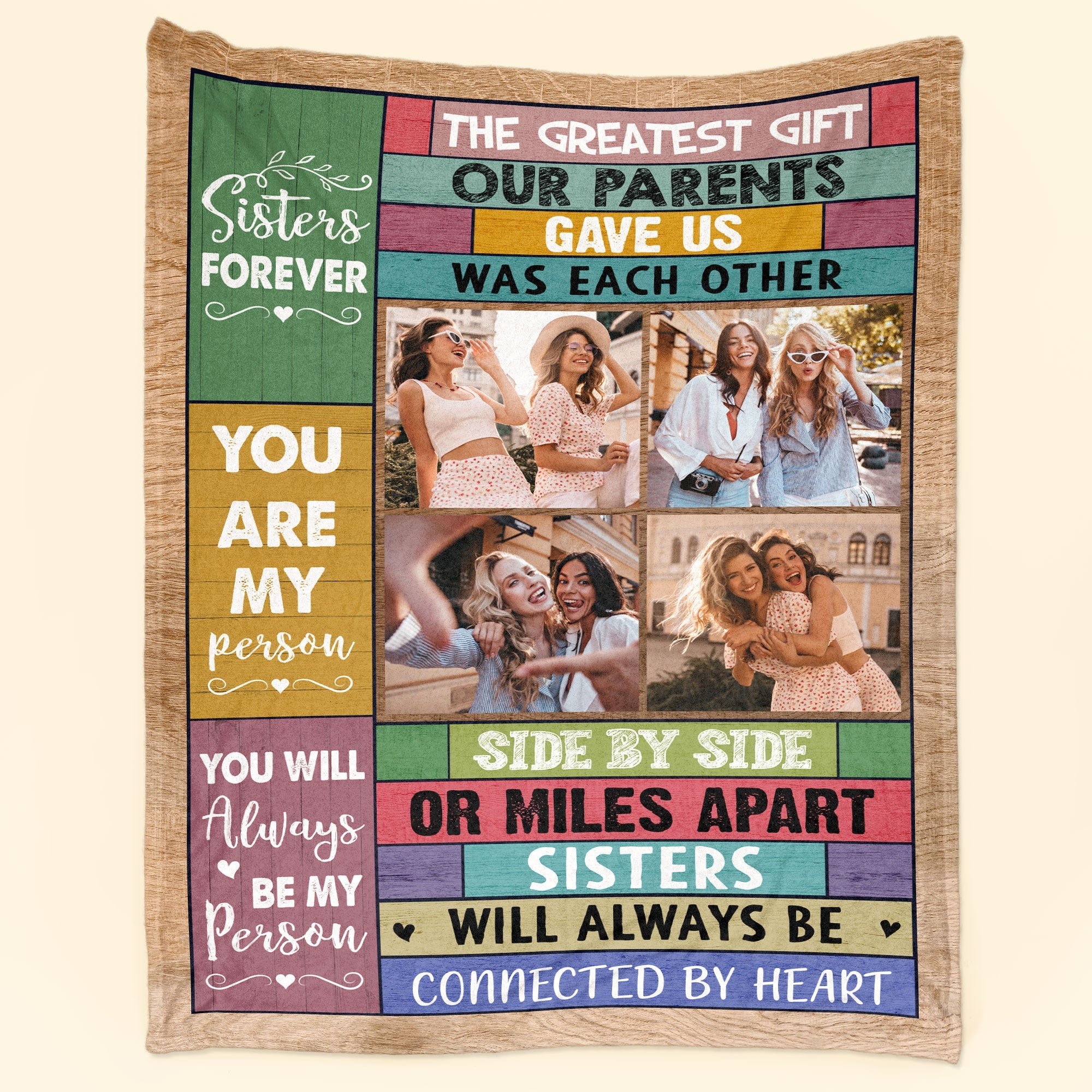 The Greatest Gift Our Parents Gave Us - Personalized Photo Blanket