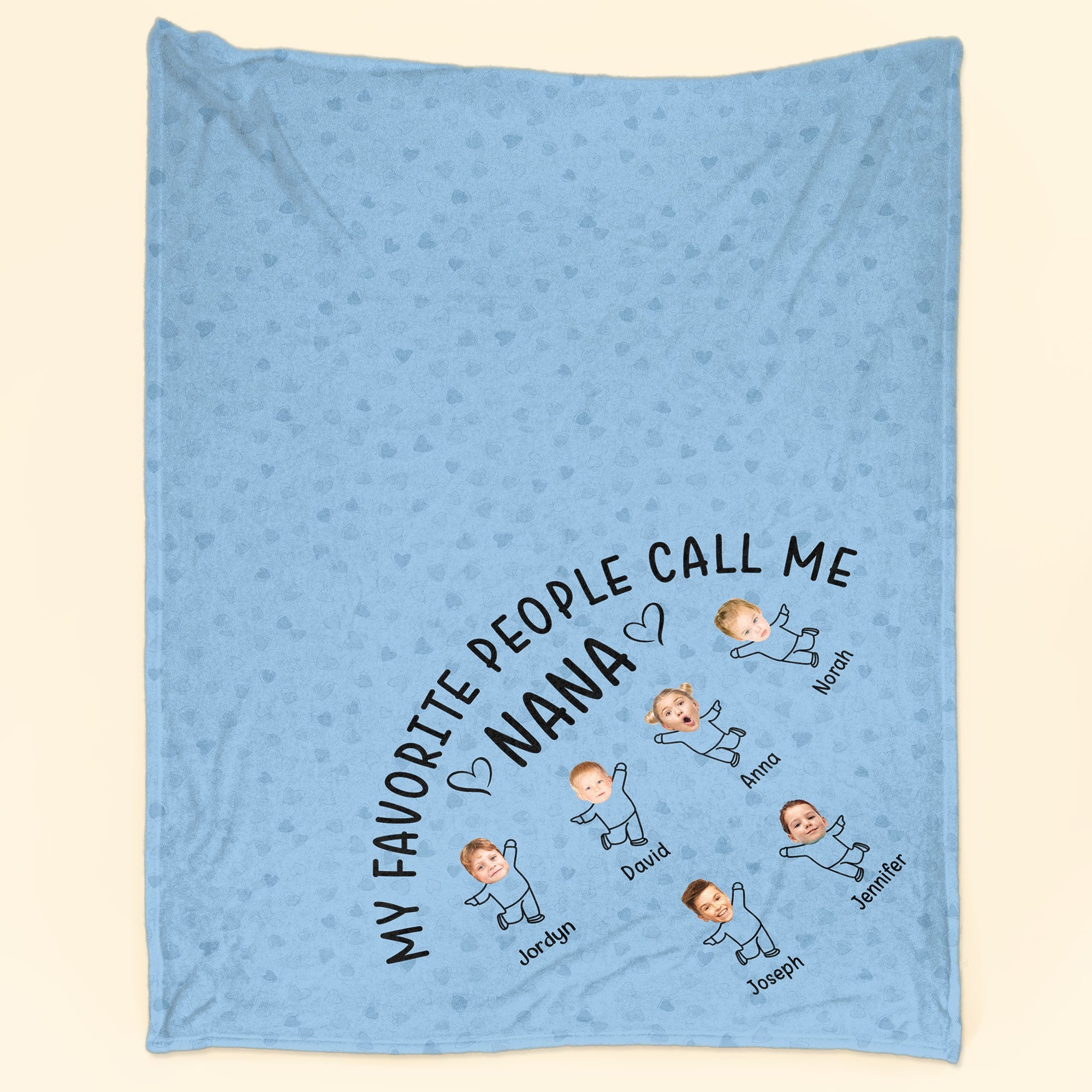 This Is How My Favorite People Call Me - Personalized Photo Blanket