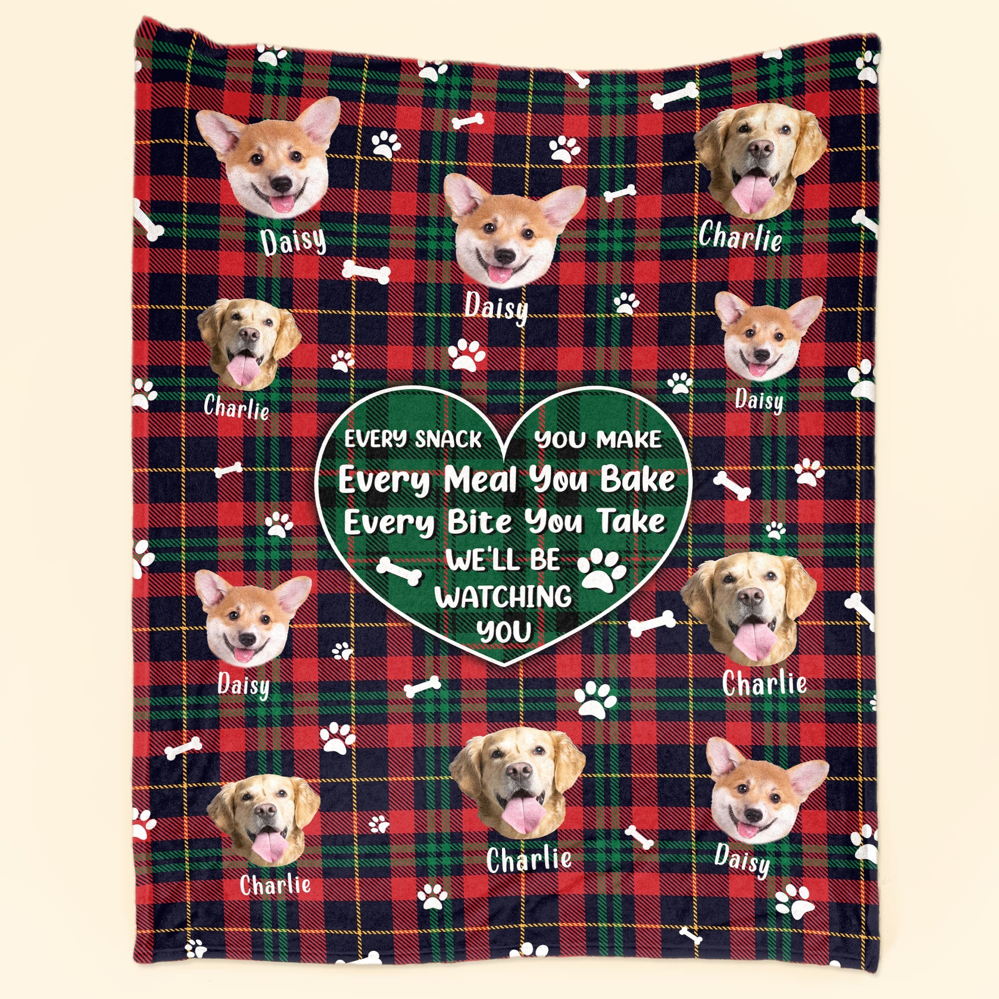 We'll Be Watching You - Personalized Photo Blanket