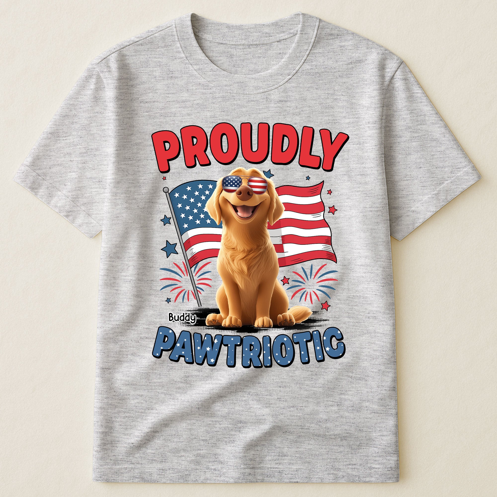 Proudly Pawtriotic - Personalized Shirt