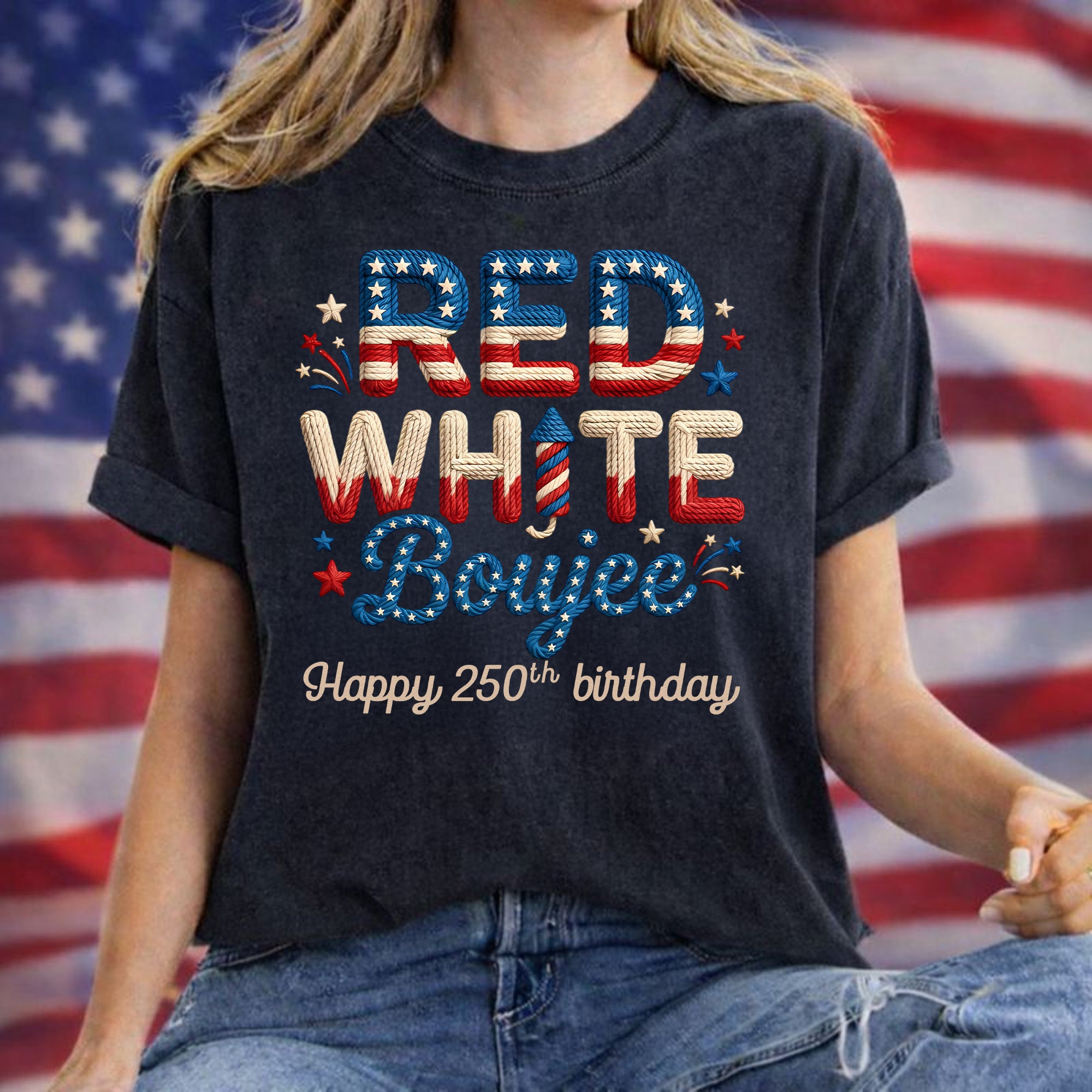 Red White & Boujee - Personalized Shirt