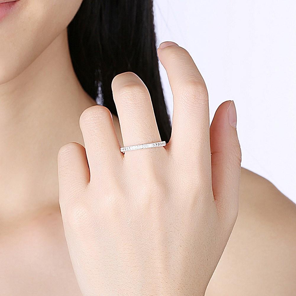 3mm Swarovski Crystal Band Ring 2 Colors Available, Rings, Riakoob Jewelry, Riakoob Jewelry  jewelryjewelry deals, swarovski crystal jewelry, groupon jewelry,, jewelry for mom,