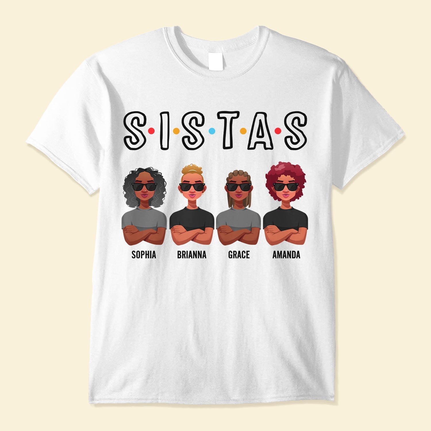 Sistas (Light Ver.) - Personalized Shirt