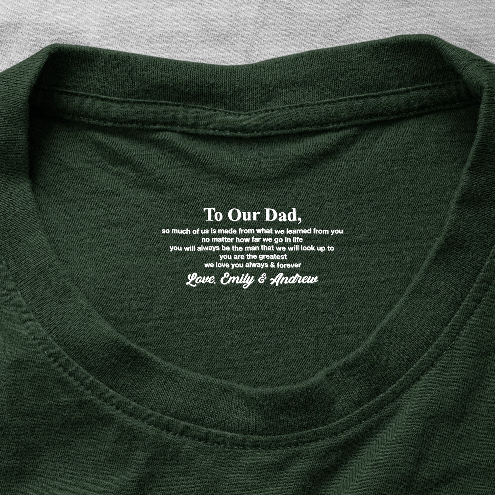 So Much Of Me Is Made From What I Learned From You - Personalized Shirt