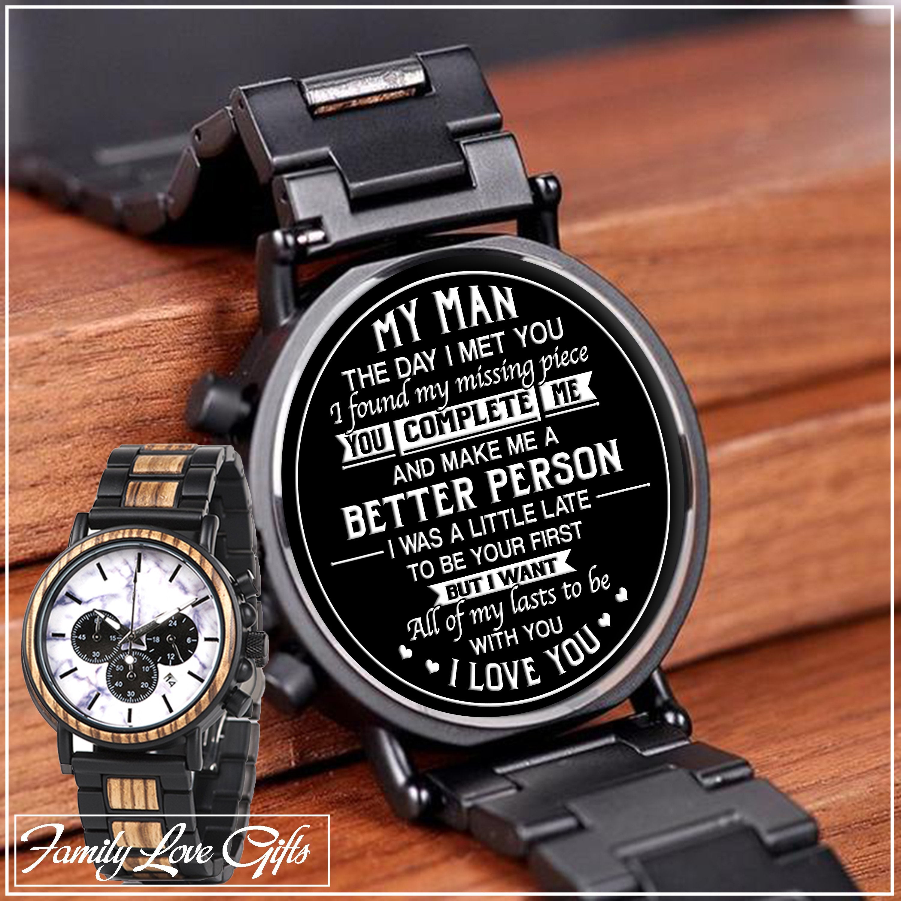 Engraving Wooden Wristwatches - Great Gifts For Your Man-A Loves Gift