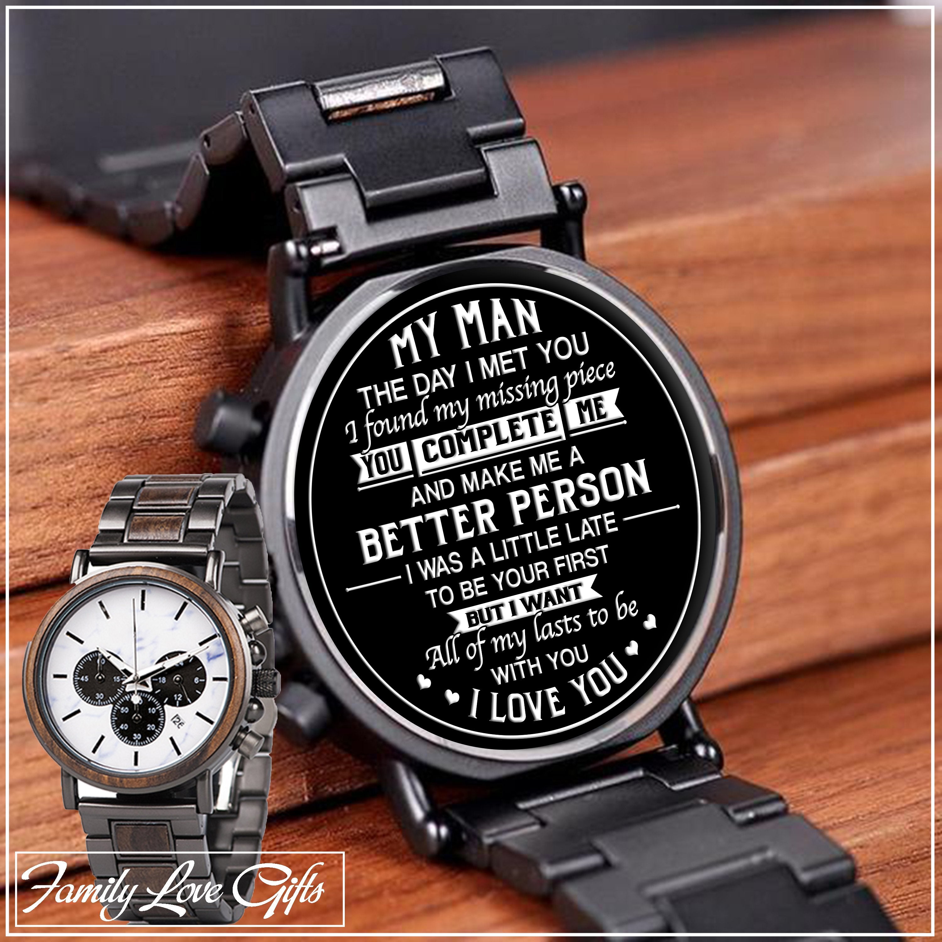 Engraving Wooden Wristwatches - Great Gifts For Your Man-A Loves Gift