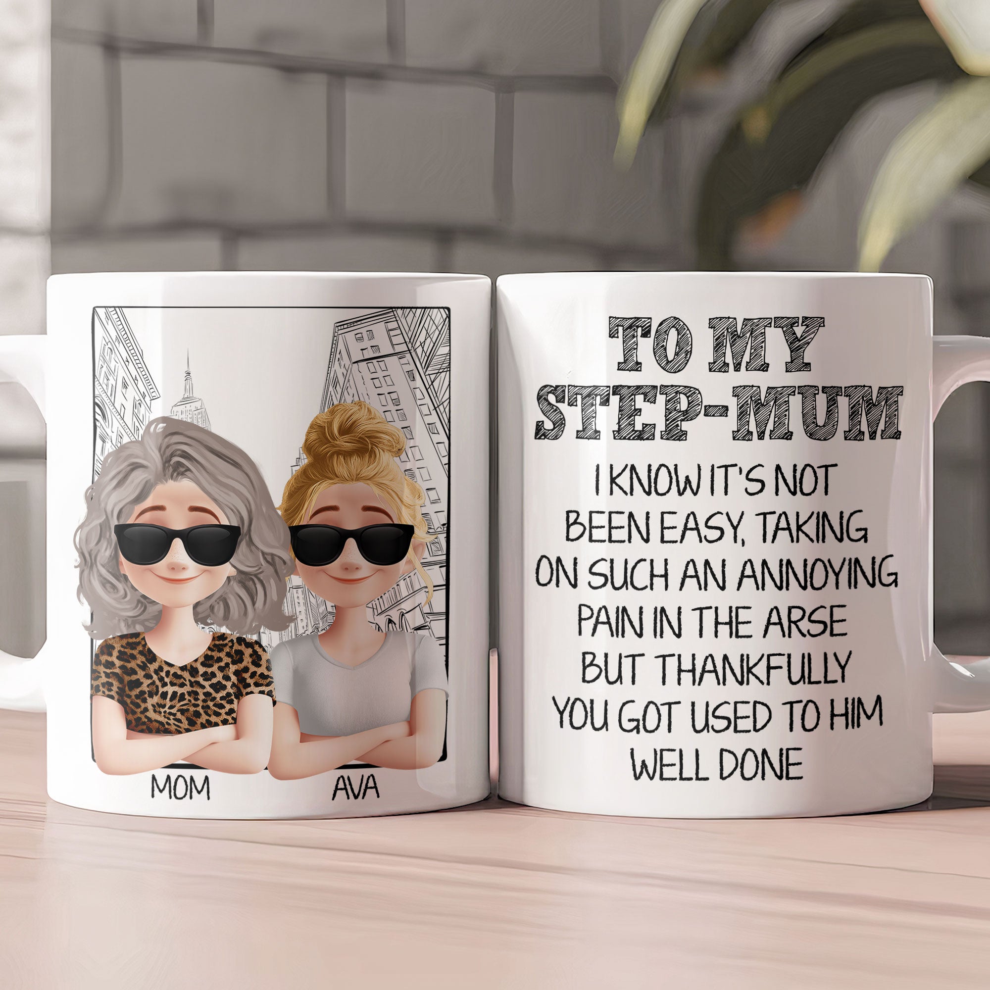 Step Mom - Well Done - Personalized Mug