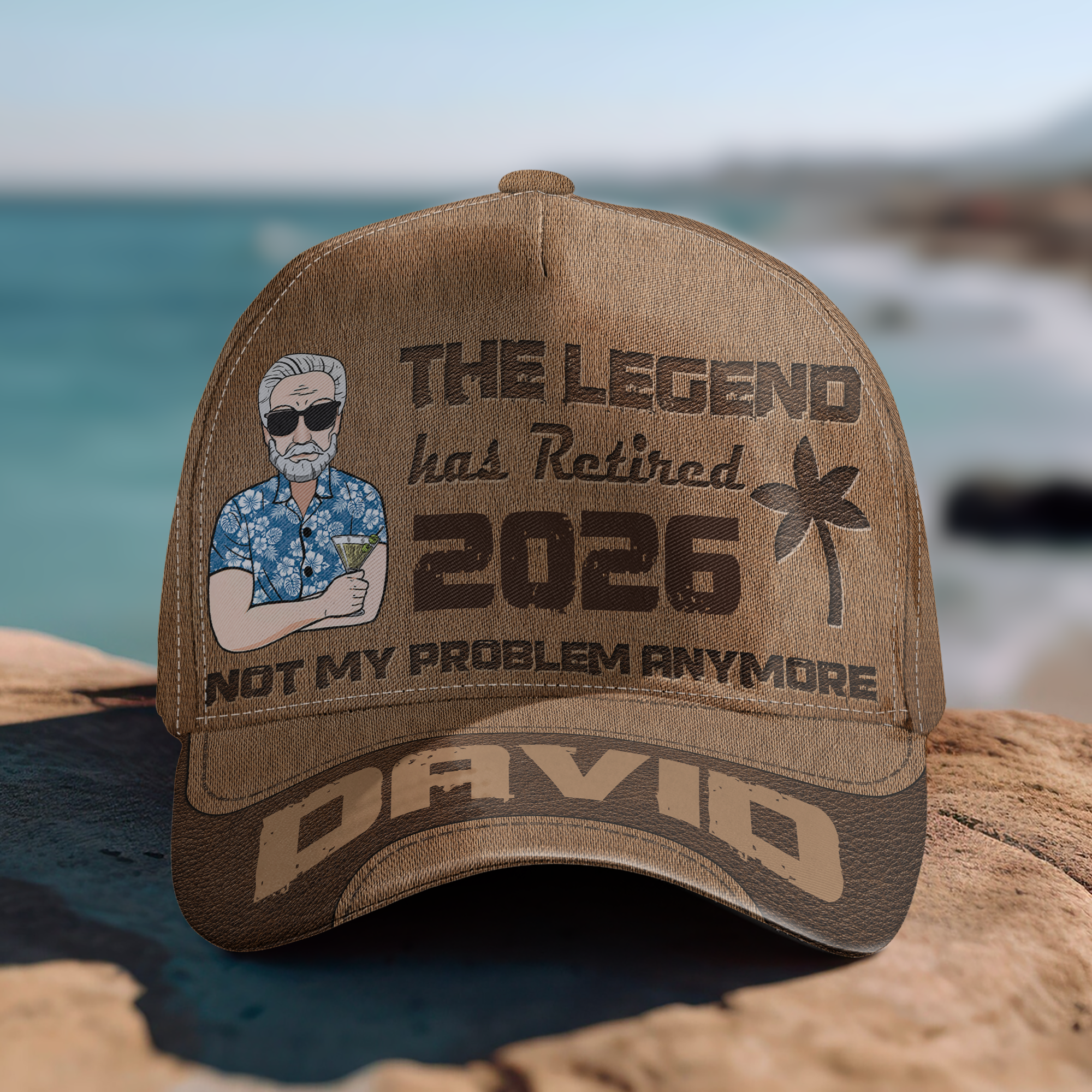 The Legend Has Retired Not My Problem Anymore - Personalized Classic Cap