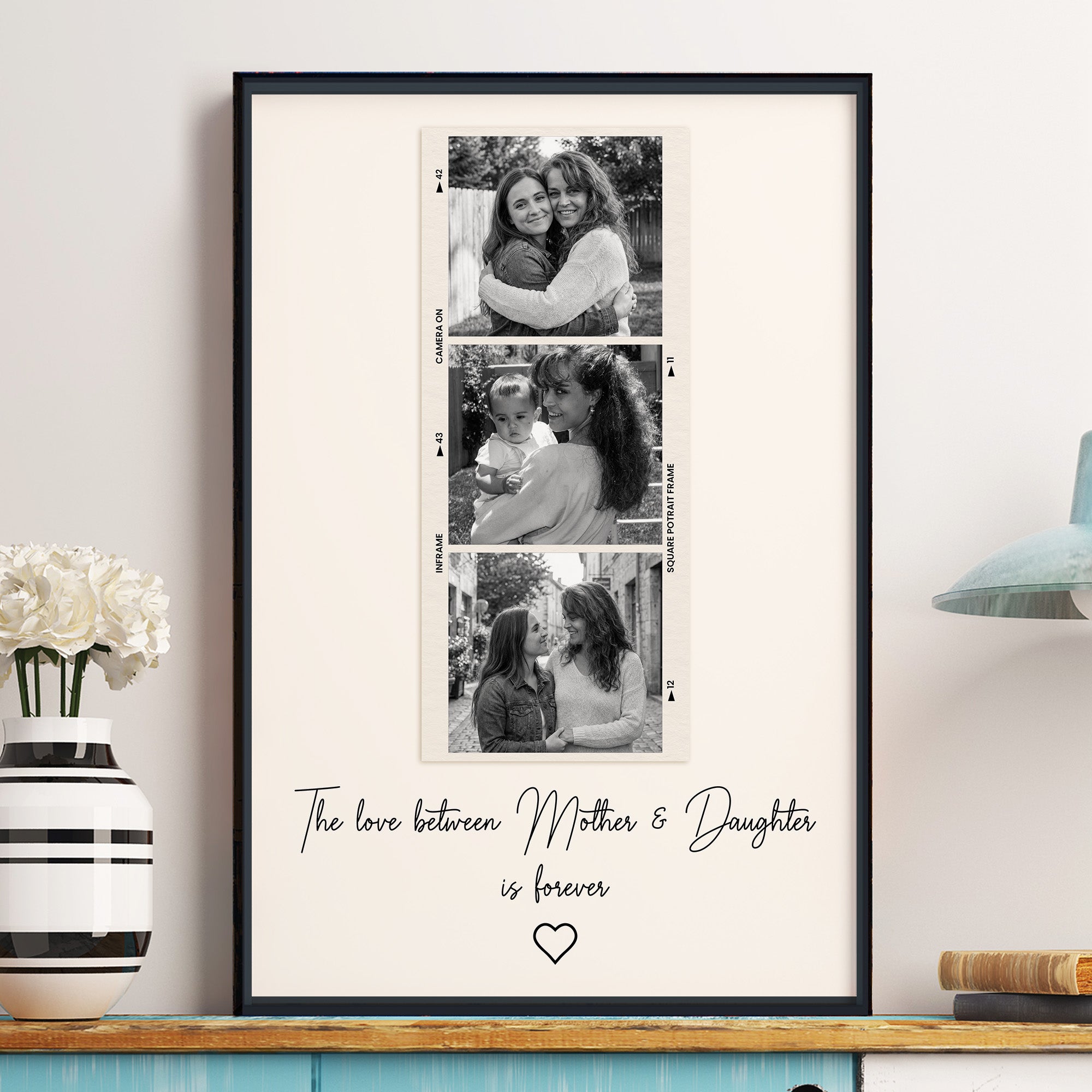 The Love Between Mother & Daughter Is Forever Mother's Day Gift - Personalized Photo Poster