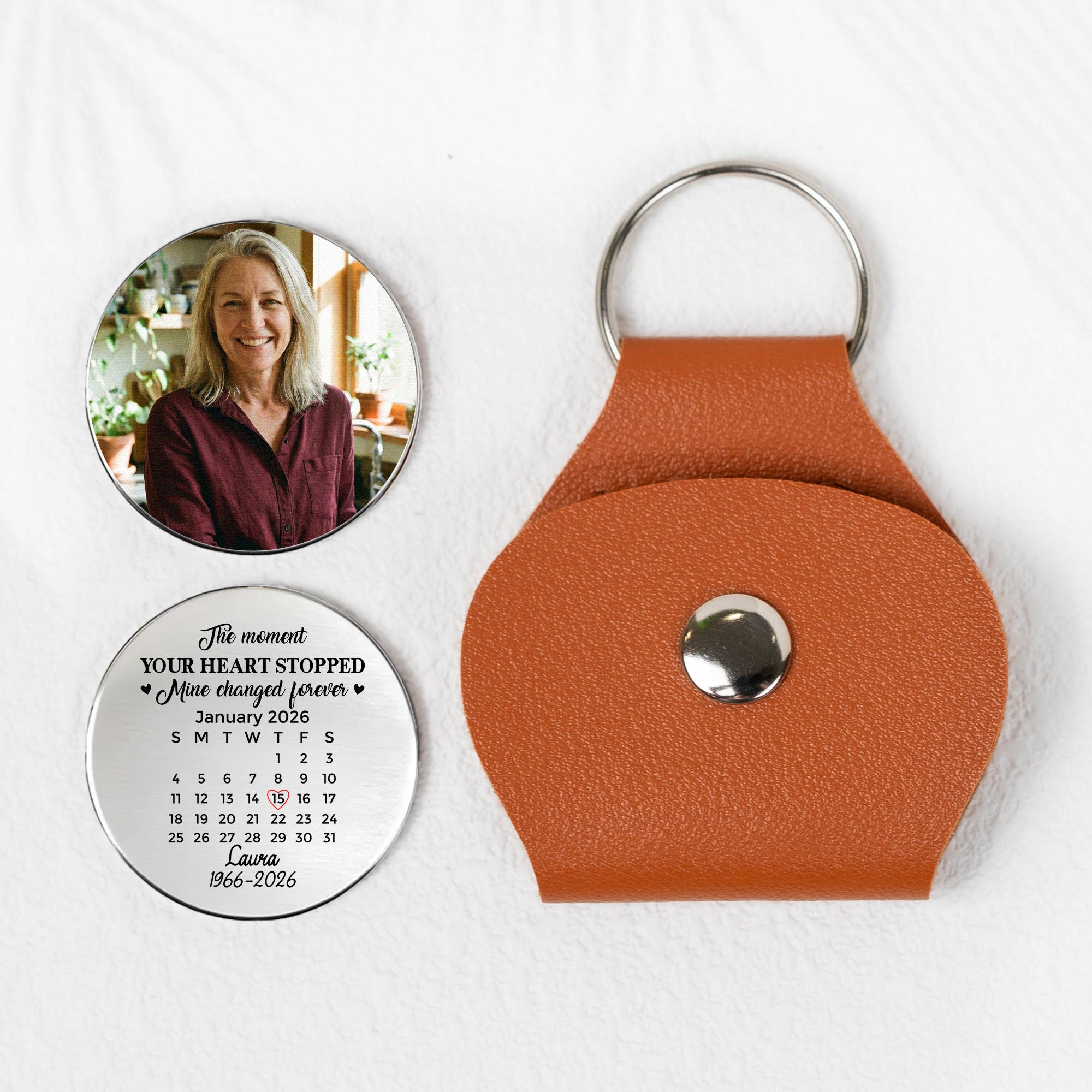 The Moment Your Heart Stopped Mine Changed Forever - Personalized Pocket Hug