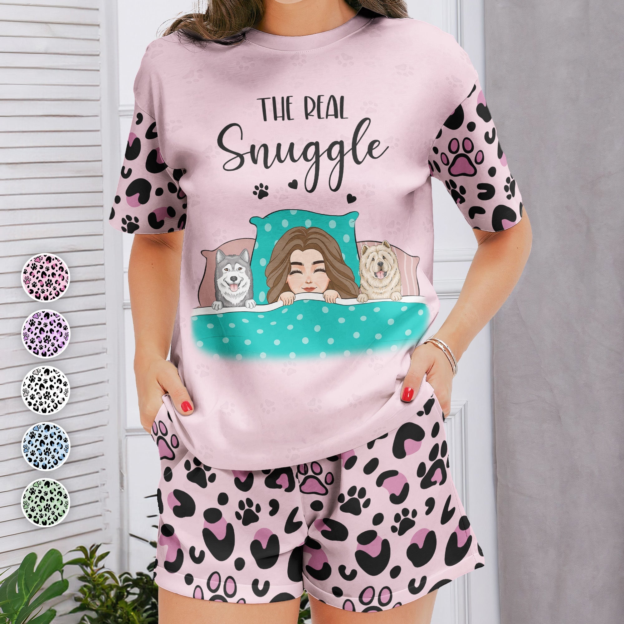 The Real Snuggle - Personalized Pajama Shorts Set