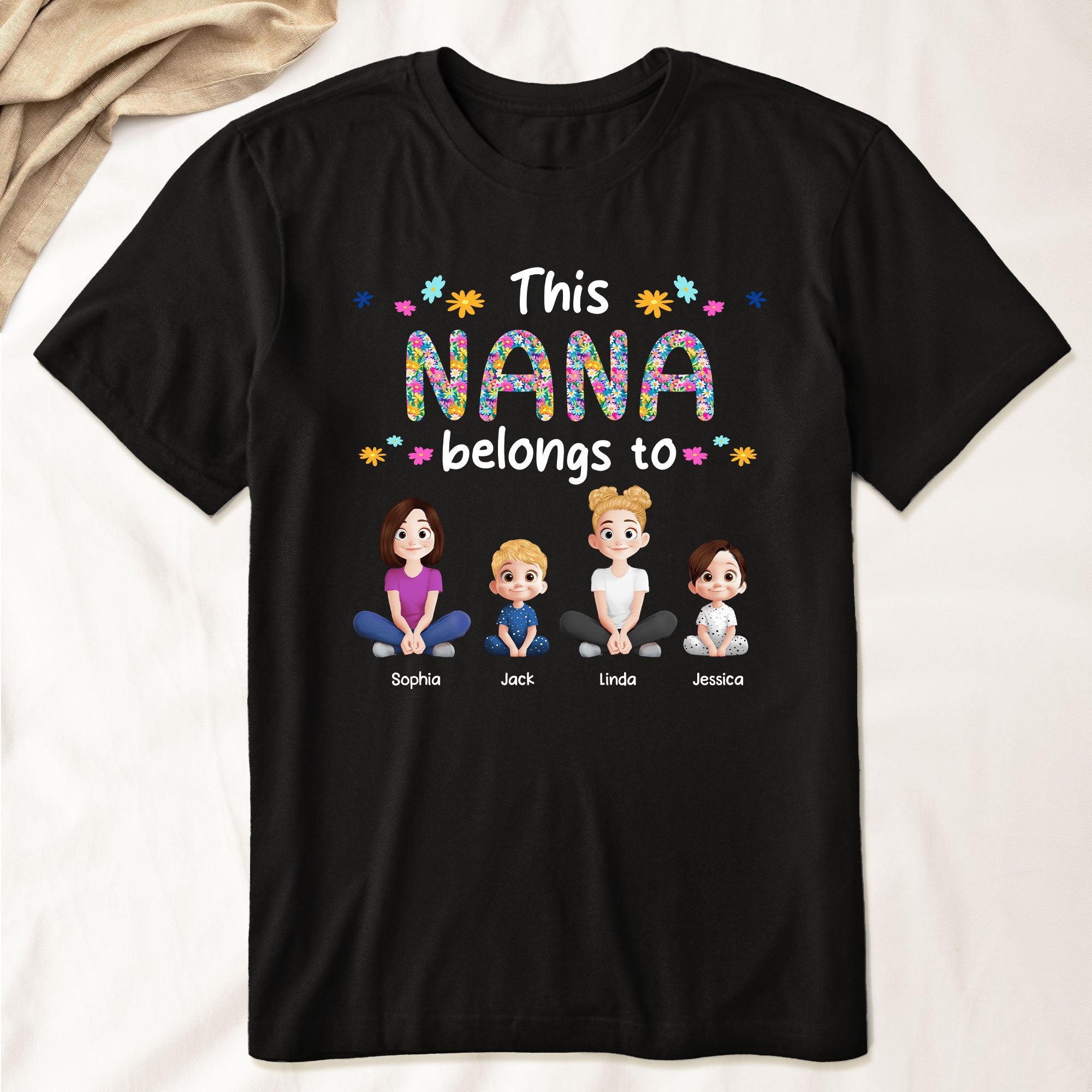 This Awesome Nana Belongs To - Personalized Shirt