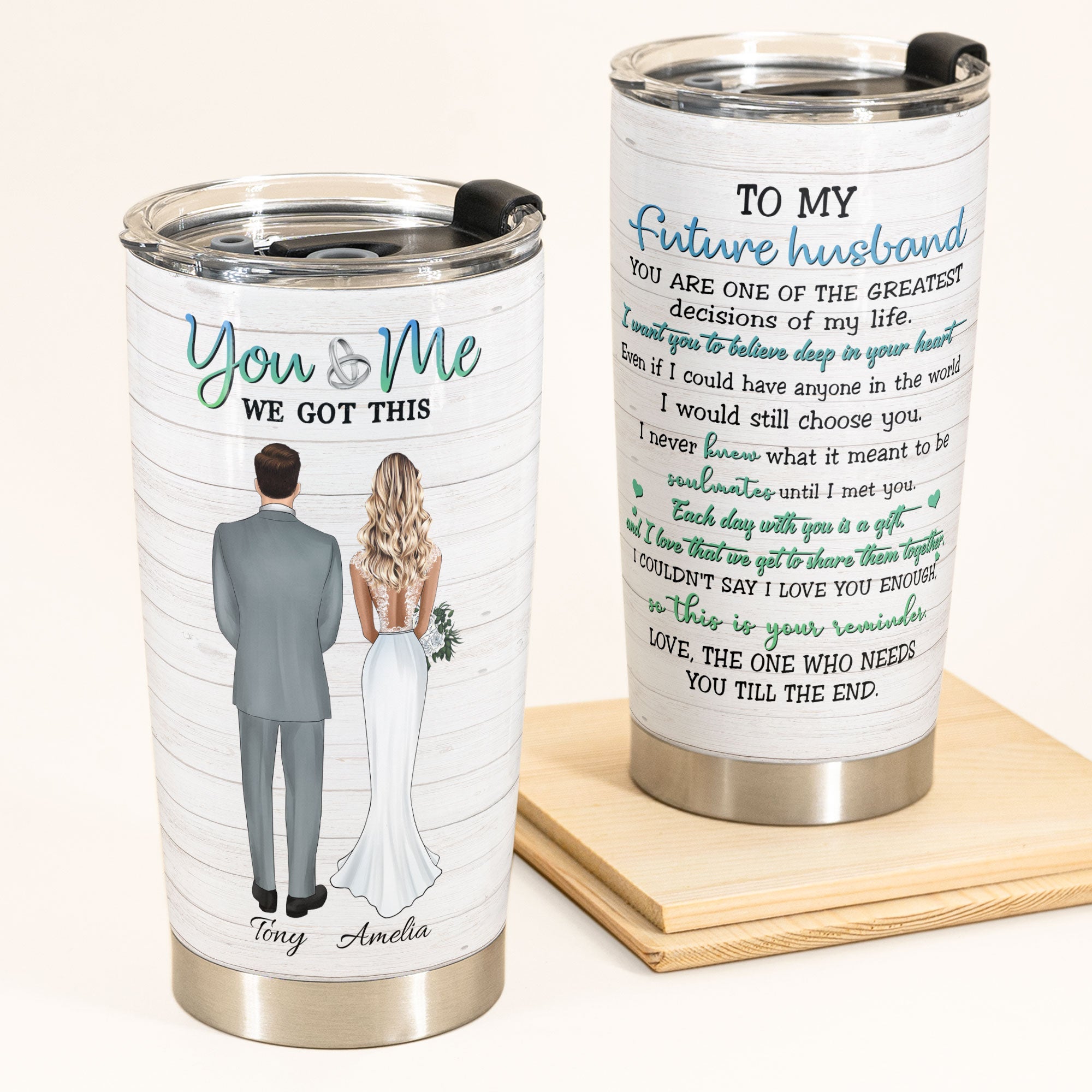 To My Future Husband - Personalized Tumbler Cup