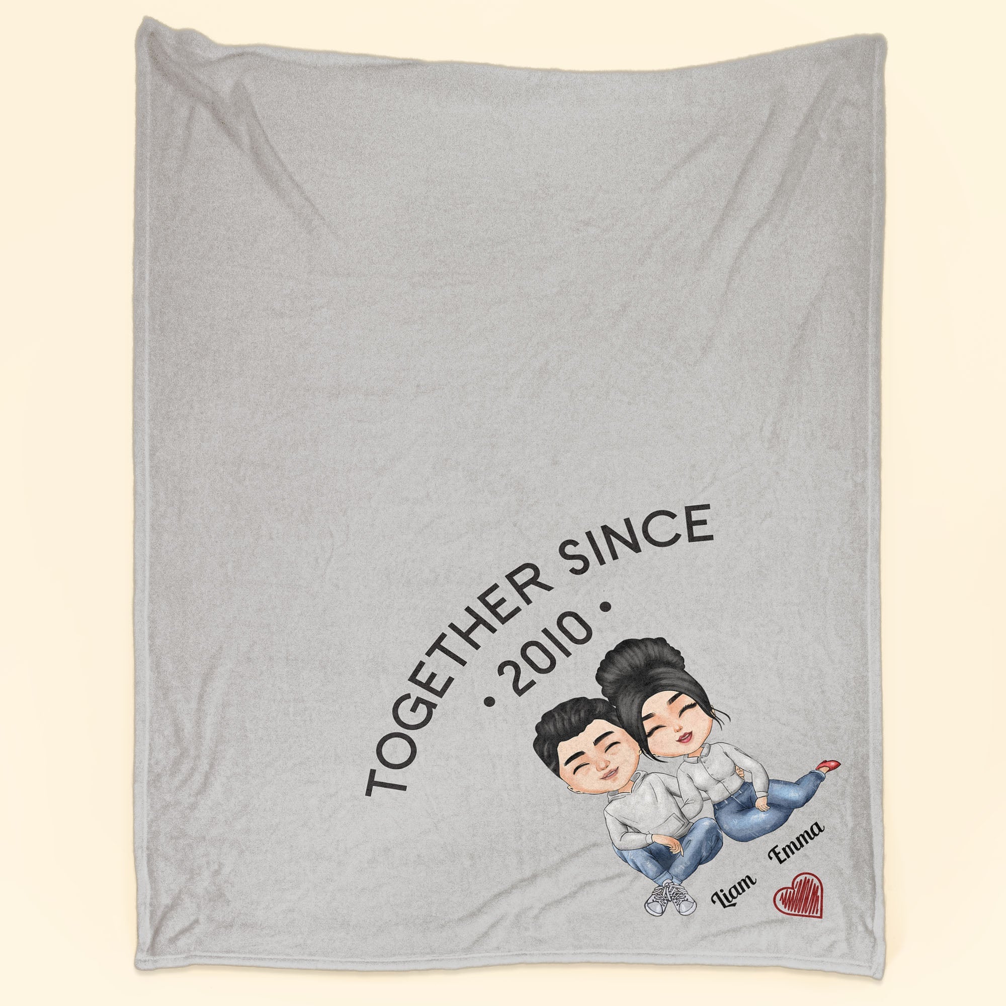 Together Since - Personalized Blanket
