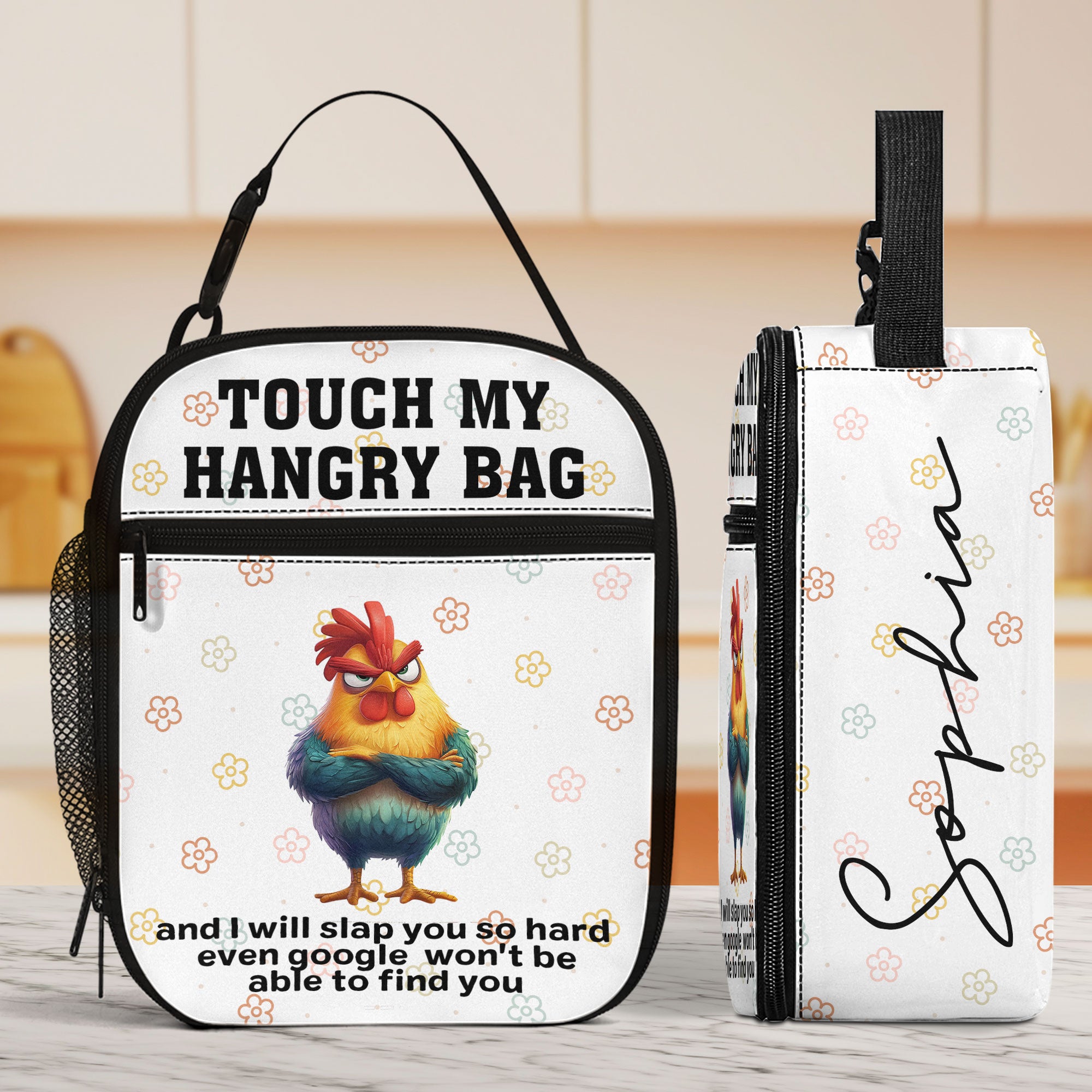 Touch My Hangry Bag - Personalized Lunch Bag