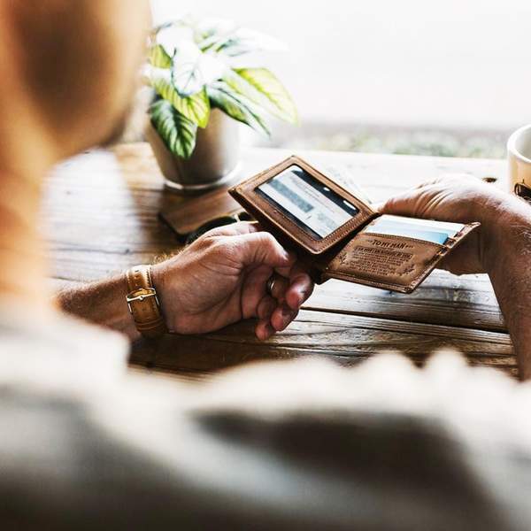 LEATHER WALLET - TO MY MAN-A Loves Gift