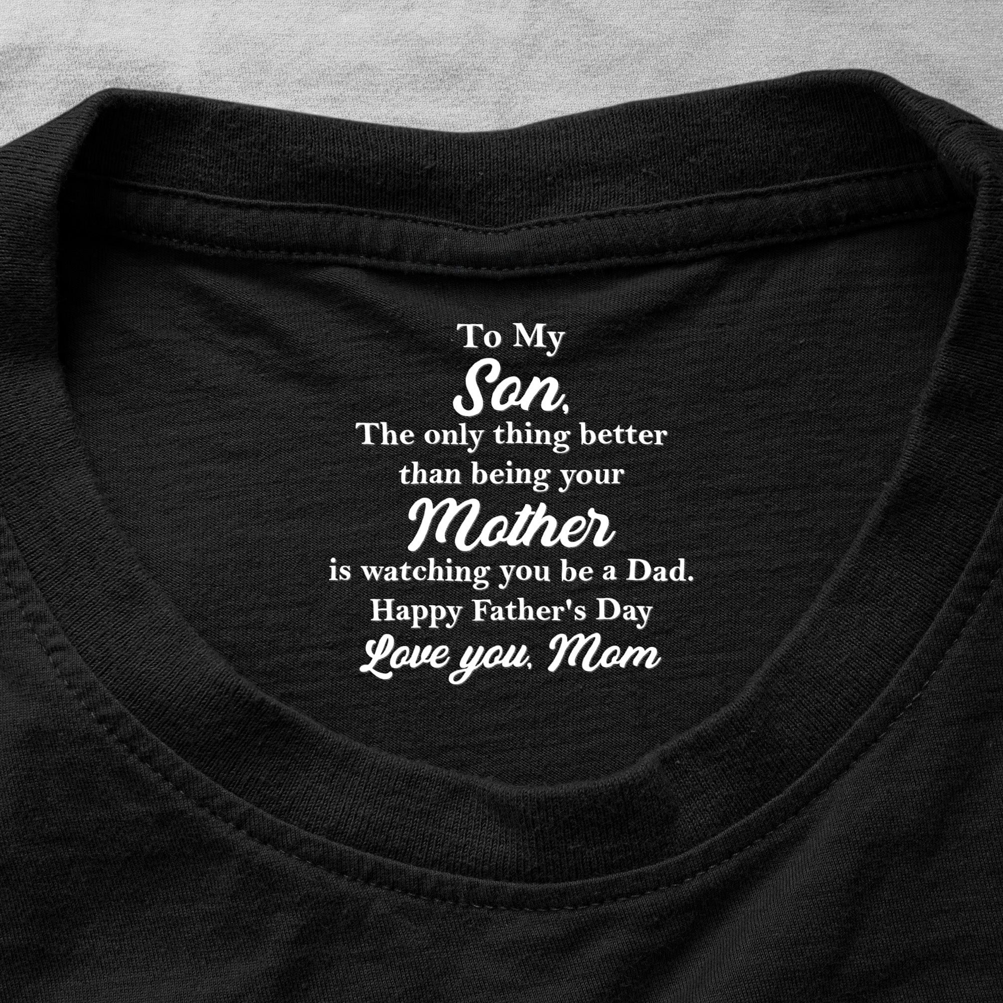 Watching You Be A Dad - Father's Day Gift, 1st Gifts For New Dad, Son, Husband - Personalized Shirt