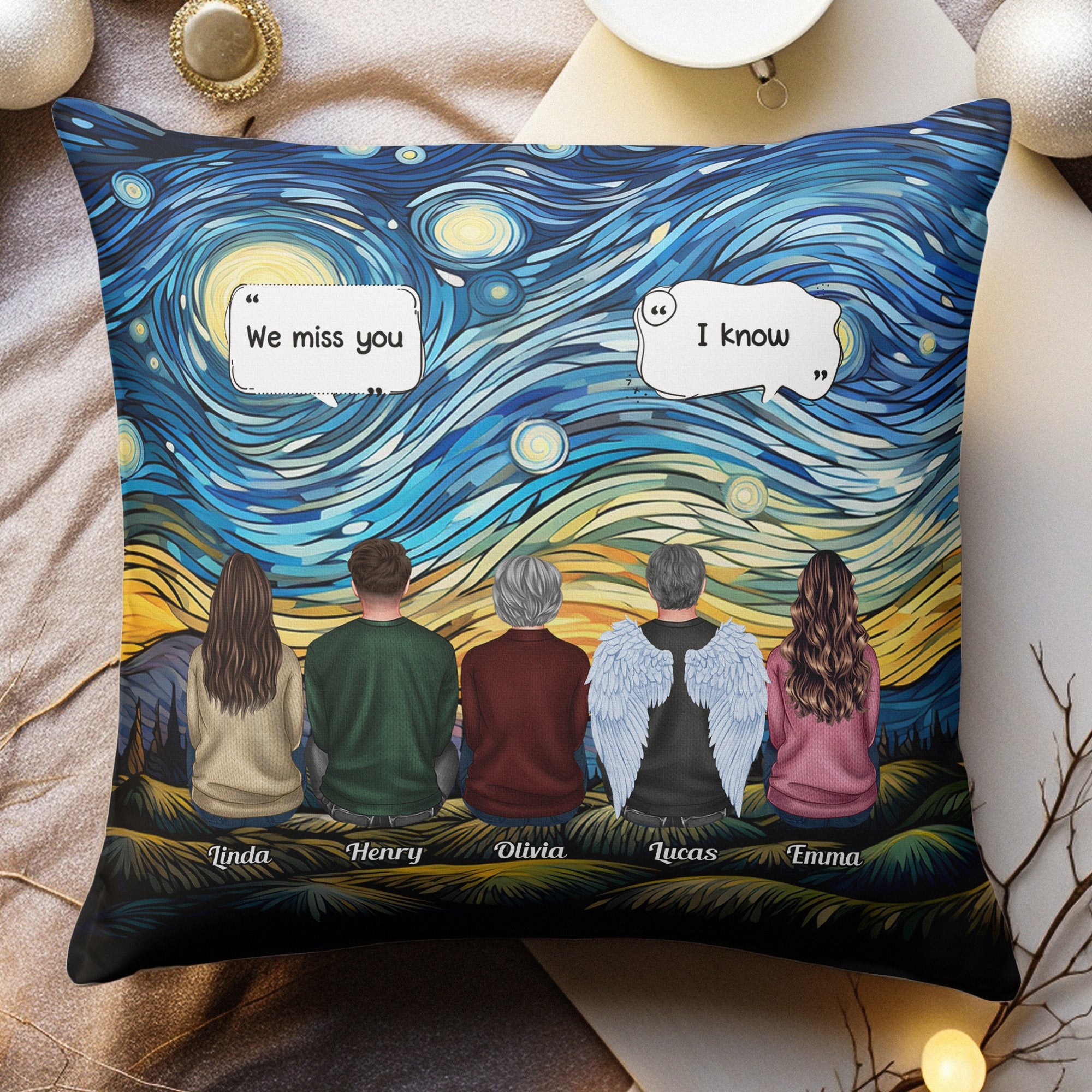 We Miss You I'm Always With You Memorial Gift - Personalized Pillow (Insert Included)