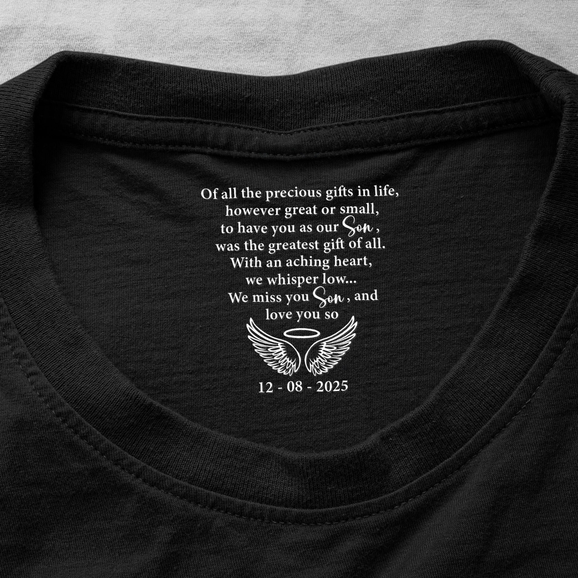 We Miss You Sympathy Gift - Personalized Shirt
