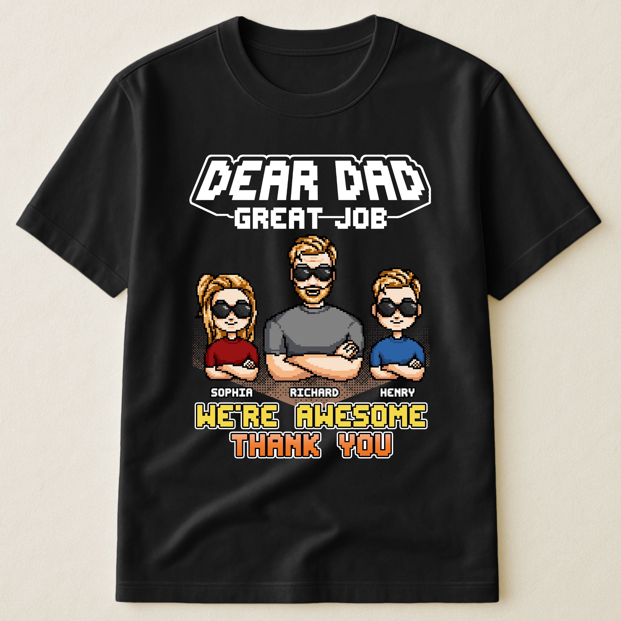 We're Awesome Dad - Personalized Shirt
