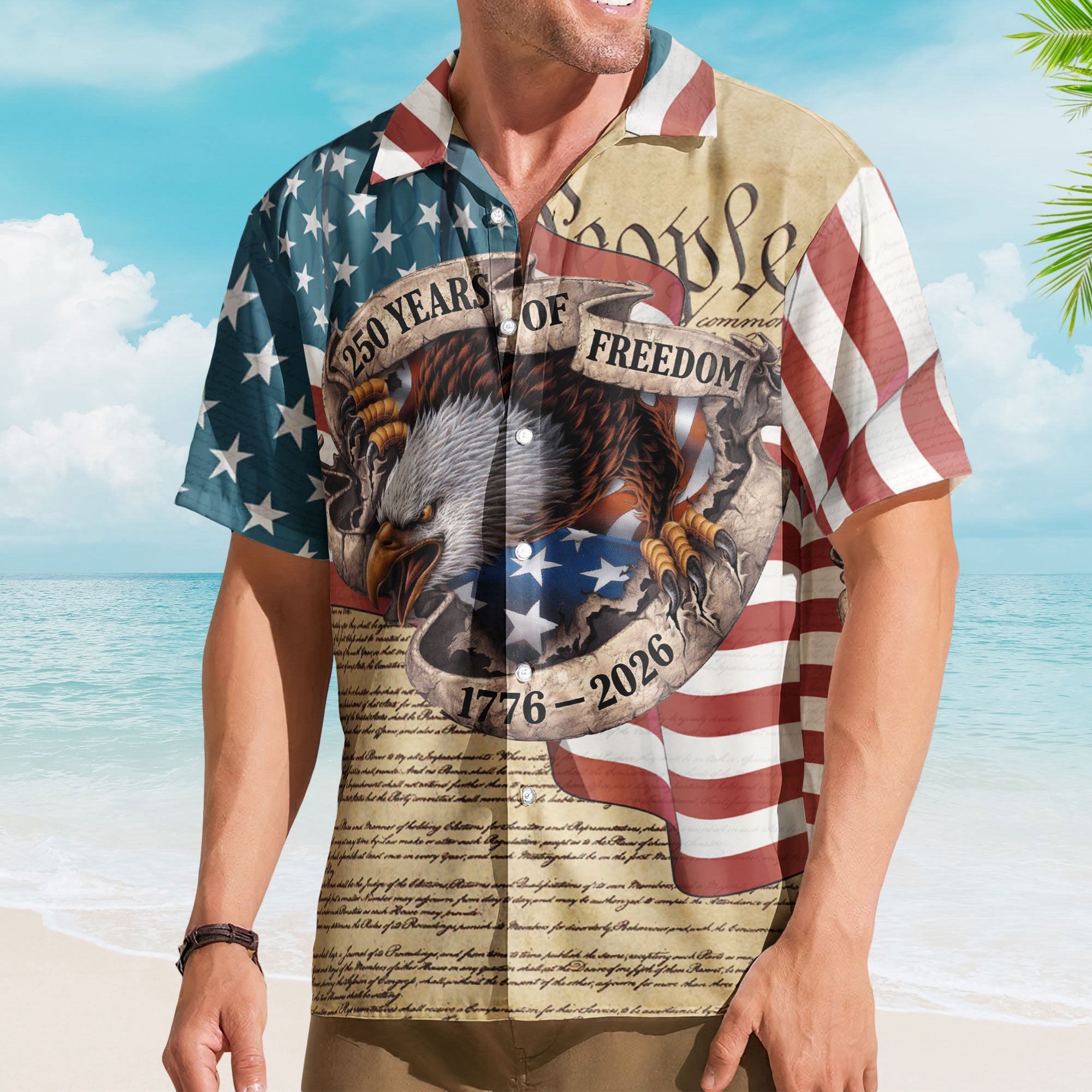 We The People 250 Years Of Freedom - Hawaiian Shirt