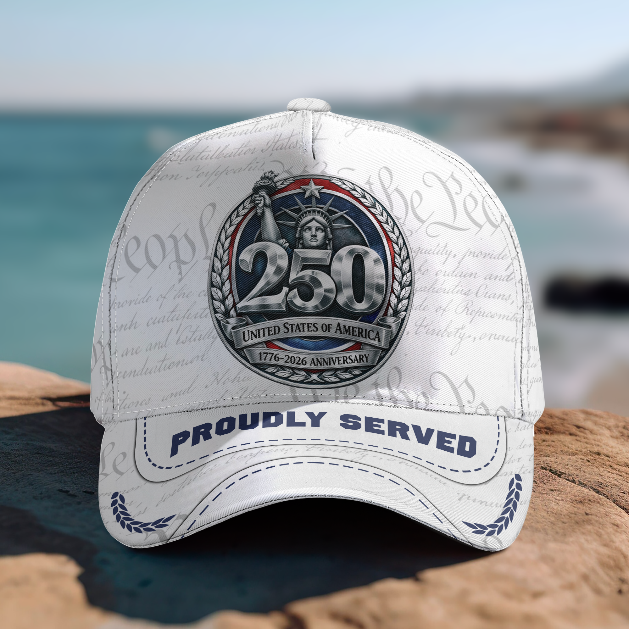 We The People Semiquincentennial Freedom USA - Personalized Cap