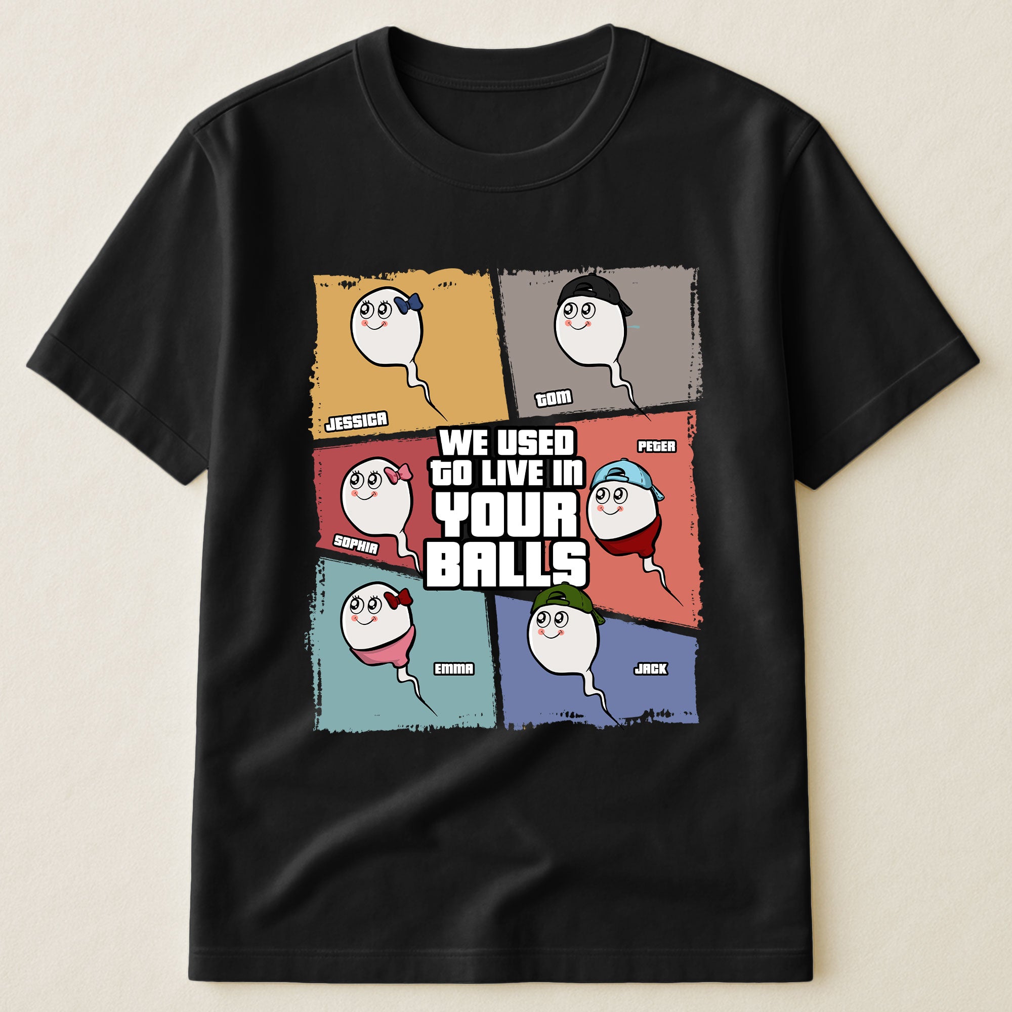 We Used To Live In Your Balls - Personalized Shirt