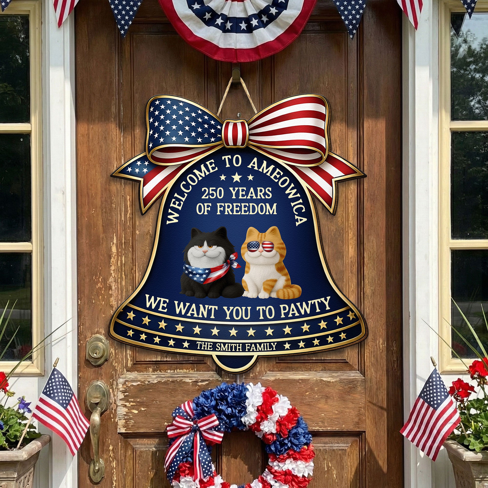 We Want You To Pawty - Personalized Wood Sign