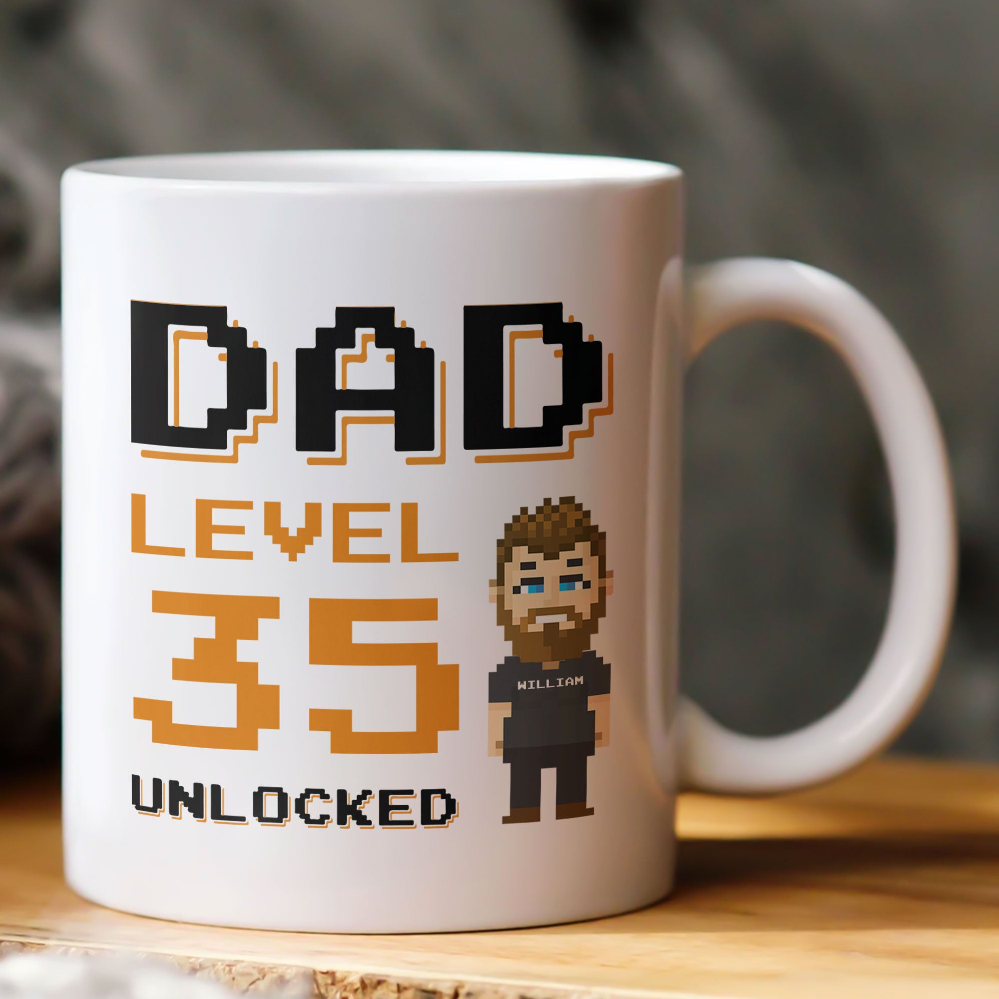 World's #1 Dad - Personalized Mug - Father's Day, Birthday Gift For Husband, Dad, Father, Daddy, Papa