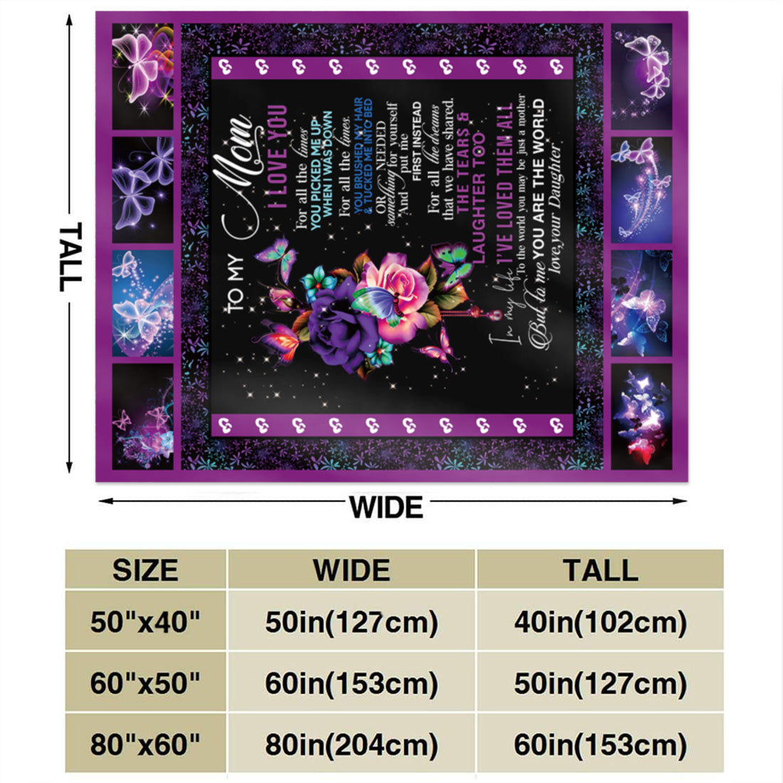 LSQ Mom Blanket from Daughter-A Loves Gift