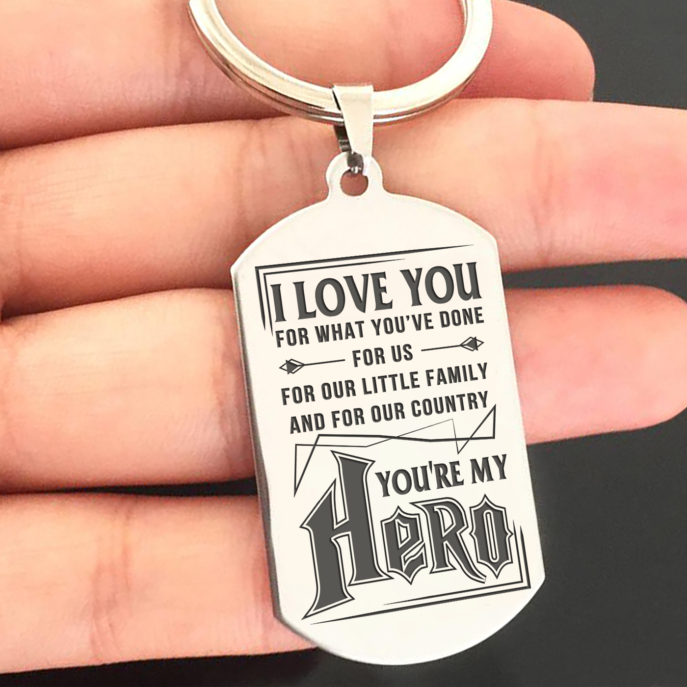 YOU'RE MY HERO - KEY CHAIN 1-A Loves Gift