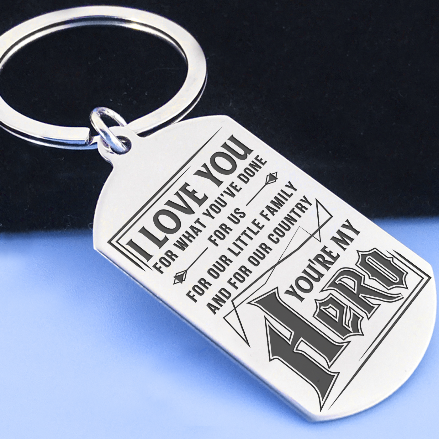 YOU'RE MY HERO - KEY CHAIN 1-A Loves Gift
