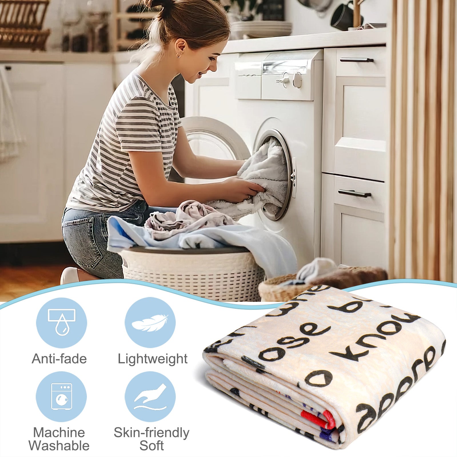 Fathers Day Birthday Gifts for Dad,Dad Blanket-A Loves Gift