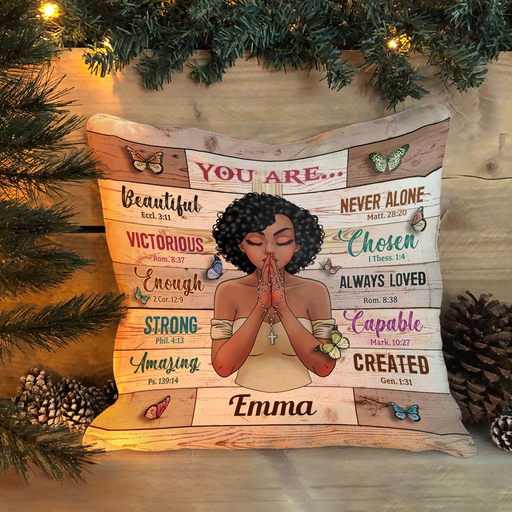 You Are Beautiful - Personalized Pillow (Insert Included)