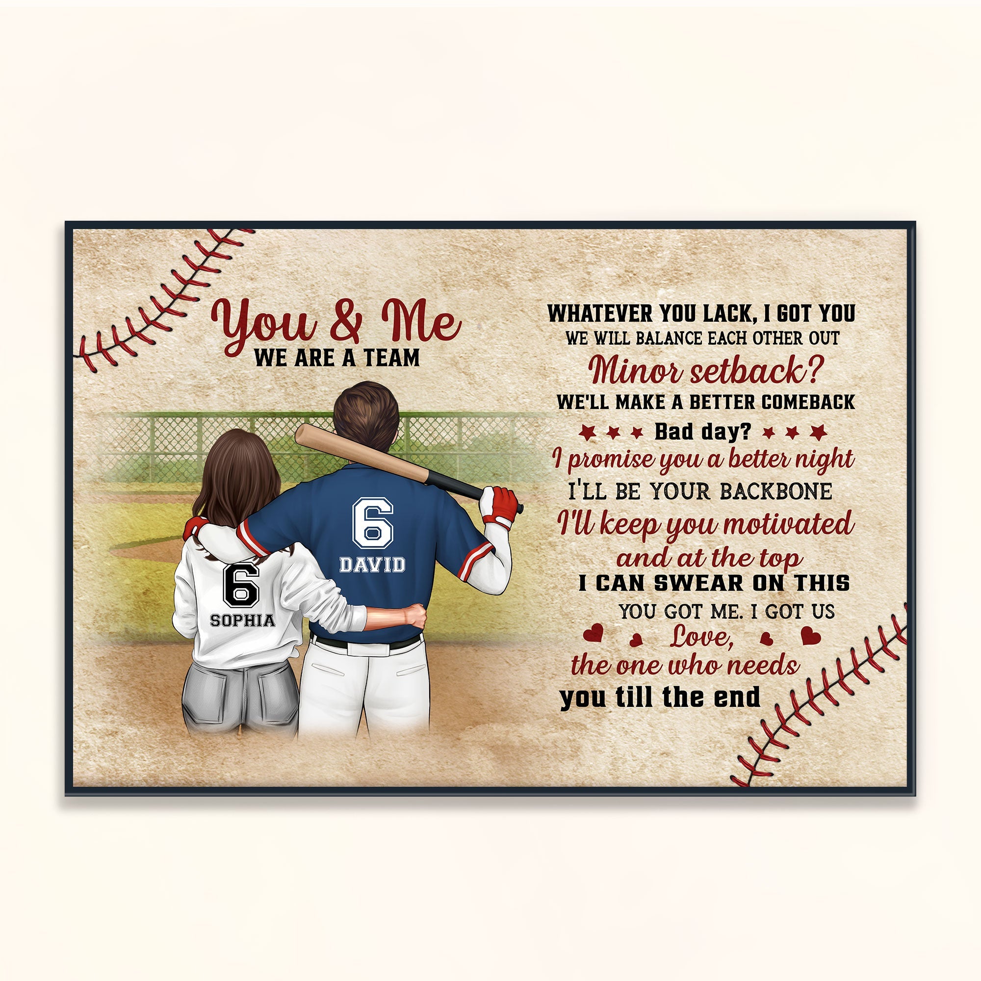 You Got Me I Got Us - Personalized Poster/Wrapped Canvas