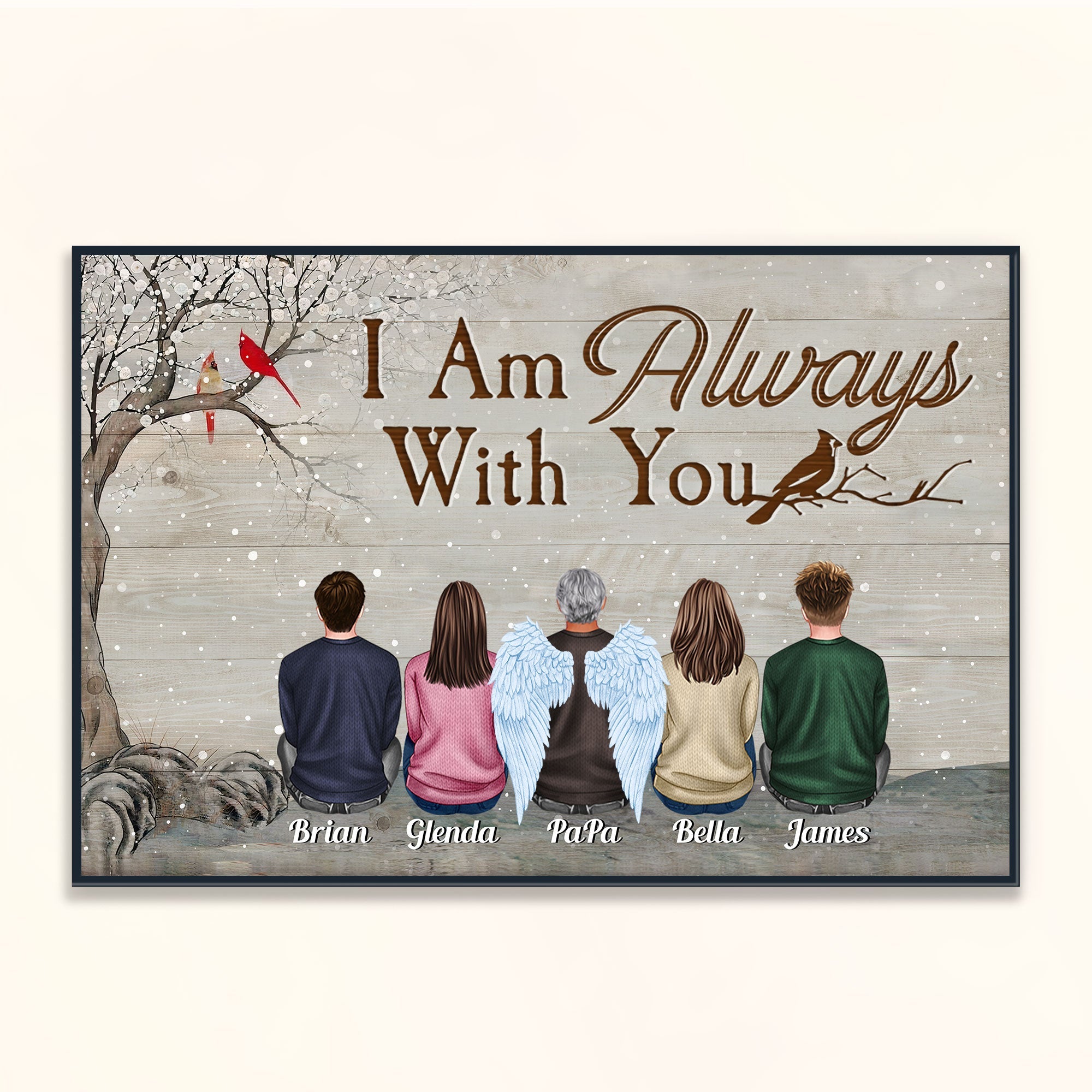 You Were One Of A Kind - Personalized Poster - Christmas Gift Memorial Poster For Family, Remembrance - Family Sitting