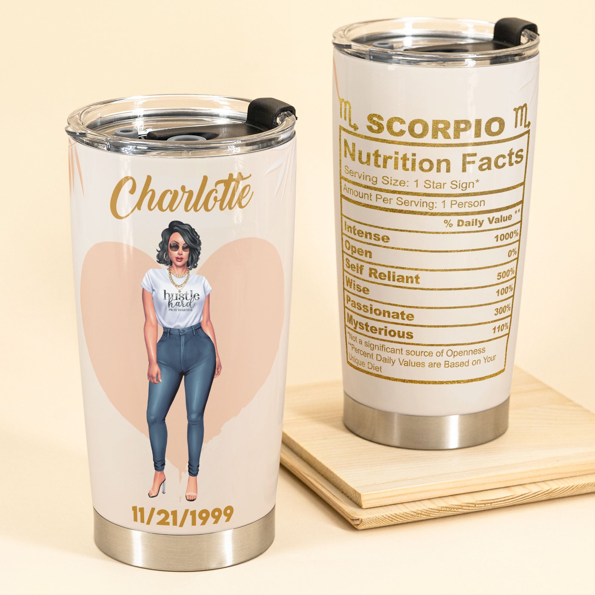 Zodiac Sign - Personalized Tumbler Cup