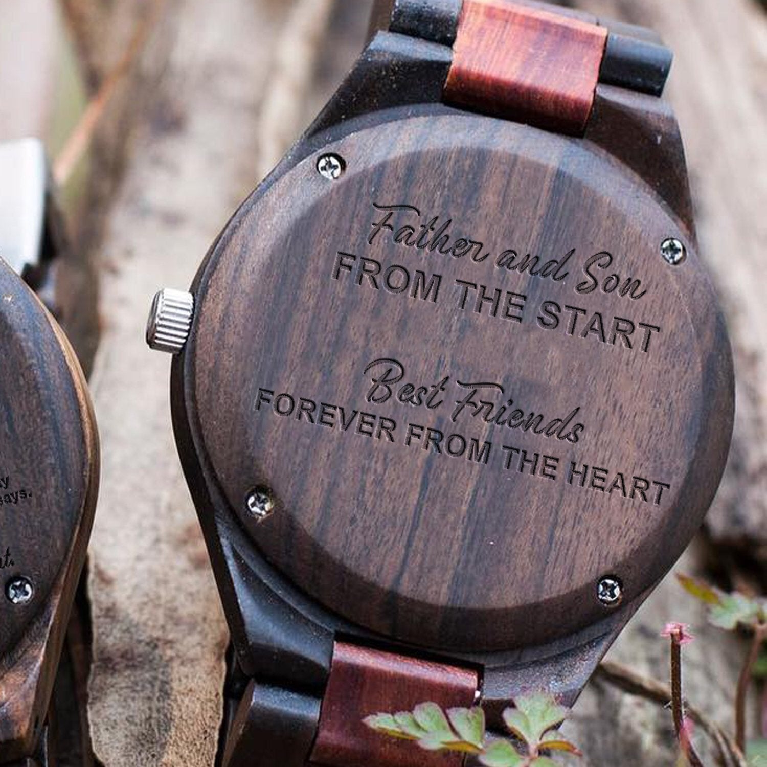 Engraved Wooden Watch For Dad - Great Gifts For Father-A Loves Gift