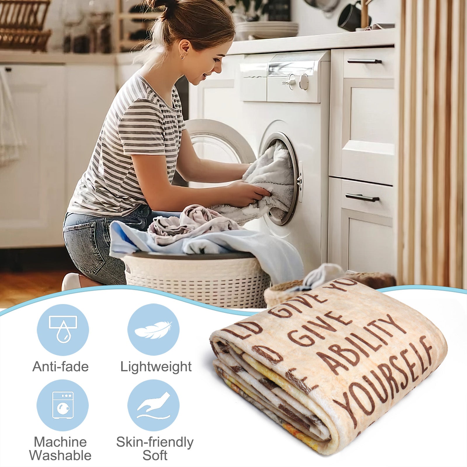 Mohters Day Gifts for Wife, from Husband to My Wife Blanket Anniversary Gifts-A Loves Gift