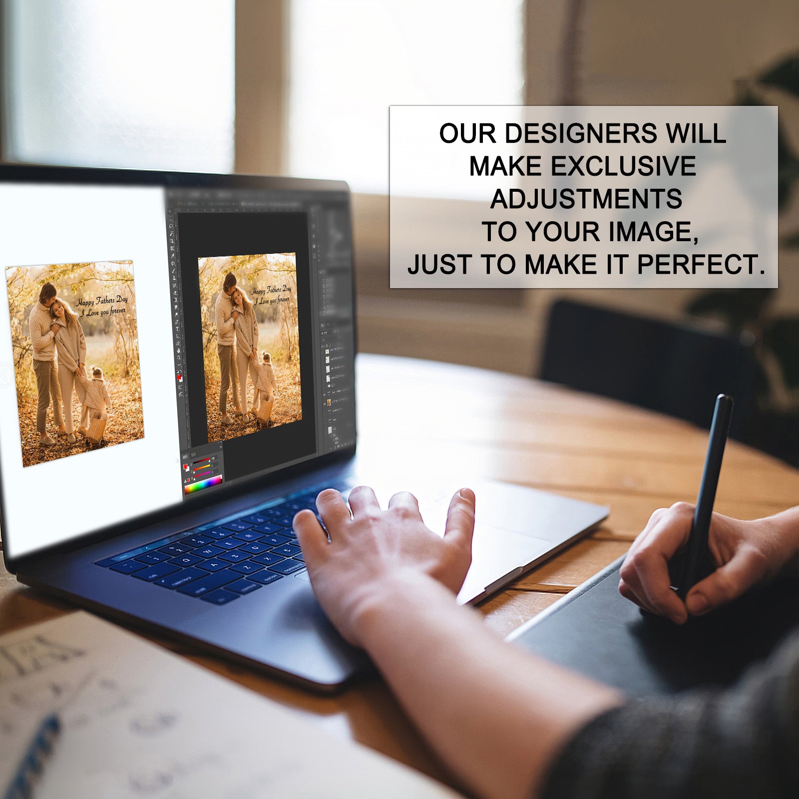 Personalized Custom Blanket with Photo-A Loves Gift