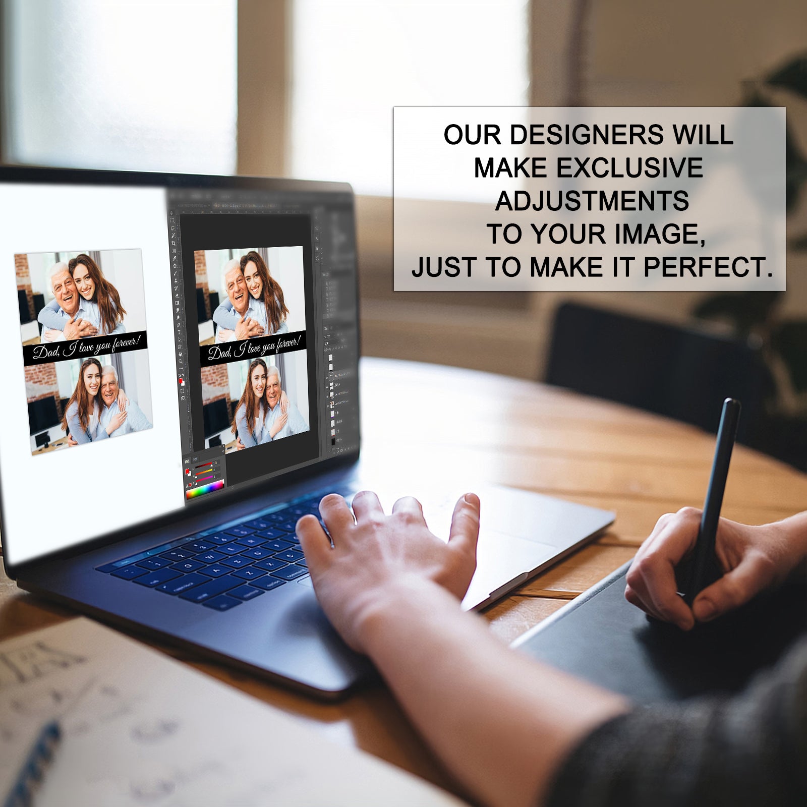 Custom Blanket with Photo-A Loves Gift