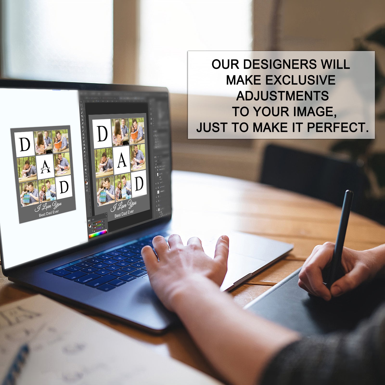 Personalized Custom Blanket with Photo-A Loves Gift